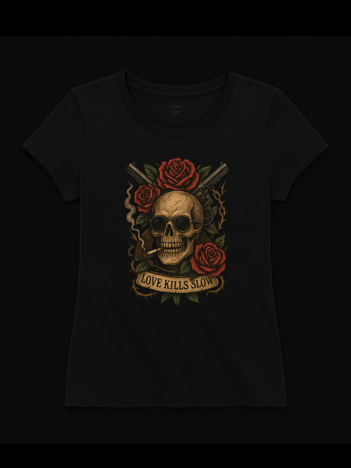 Camiseta "love kills slow green" jackreference©