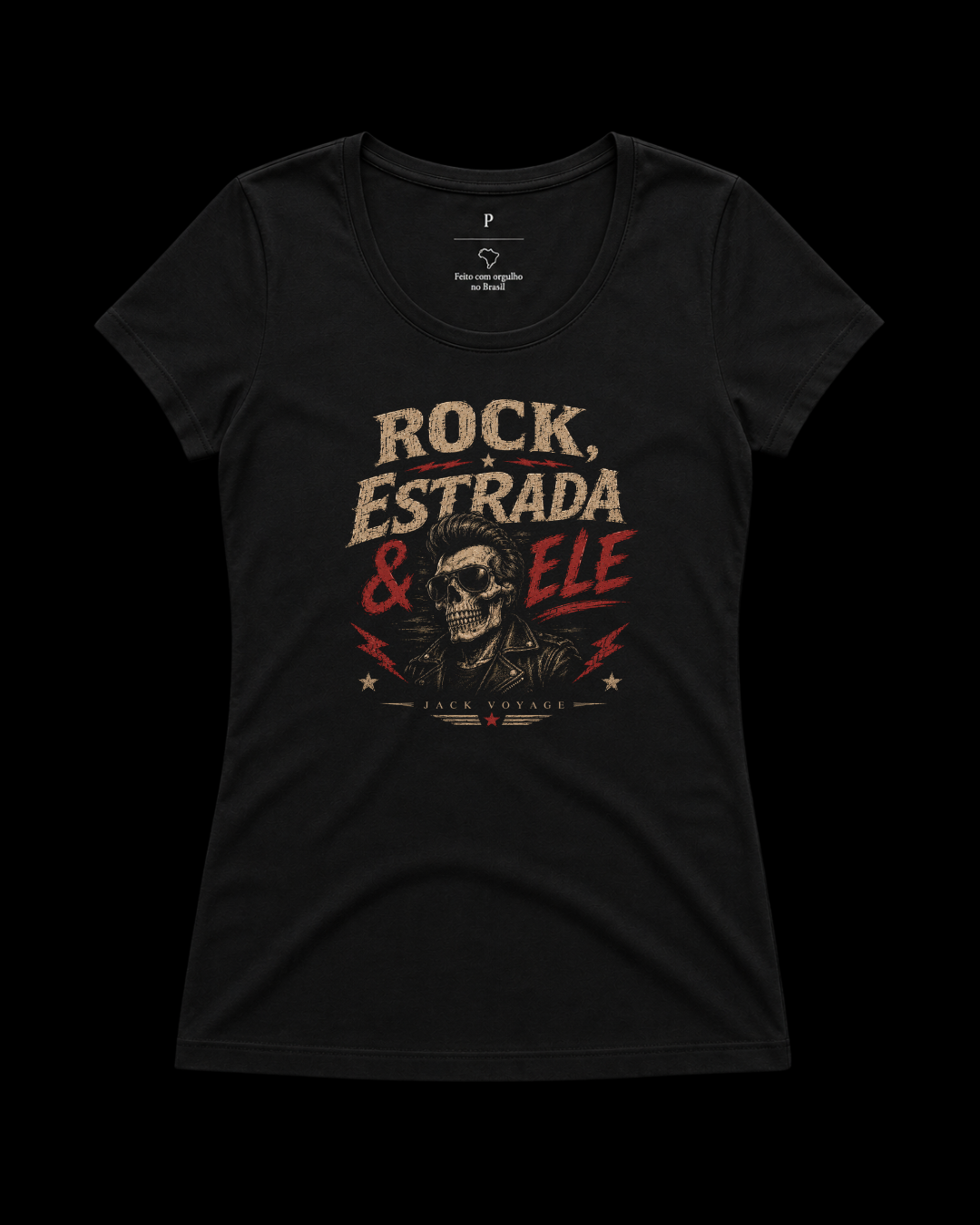 Baby look Rock estrada e ele