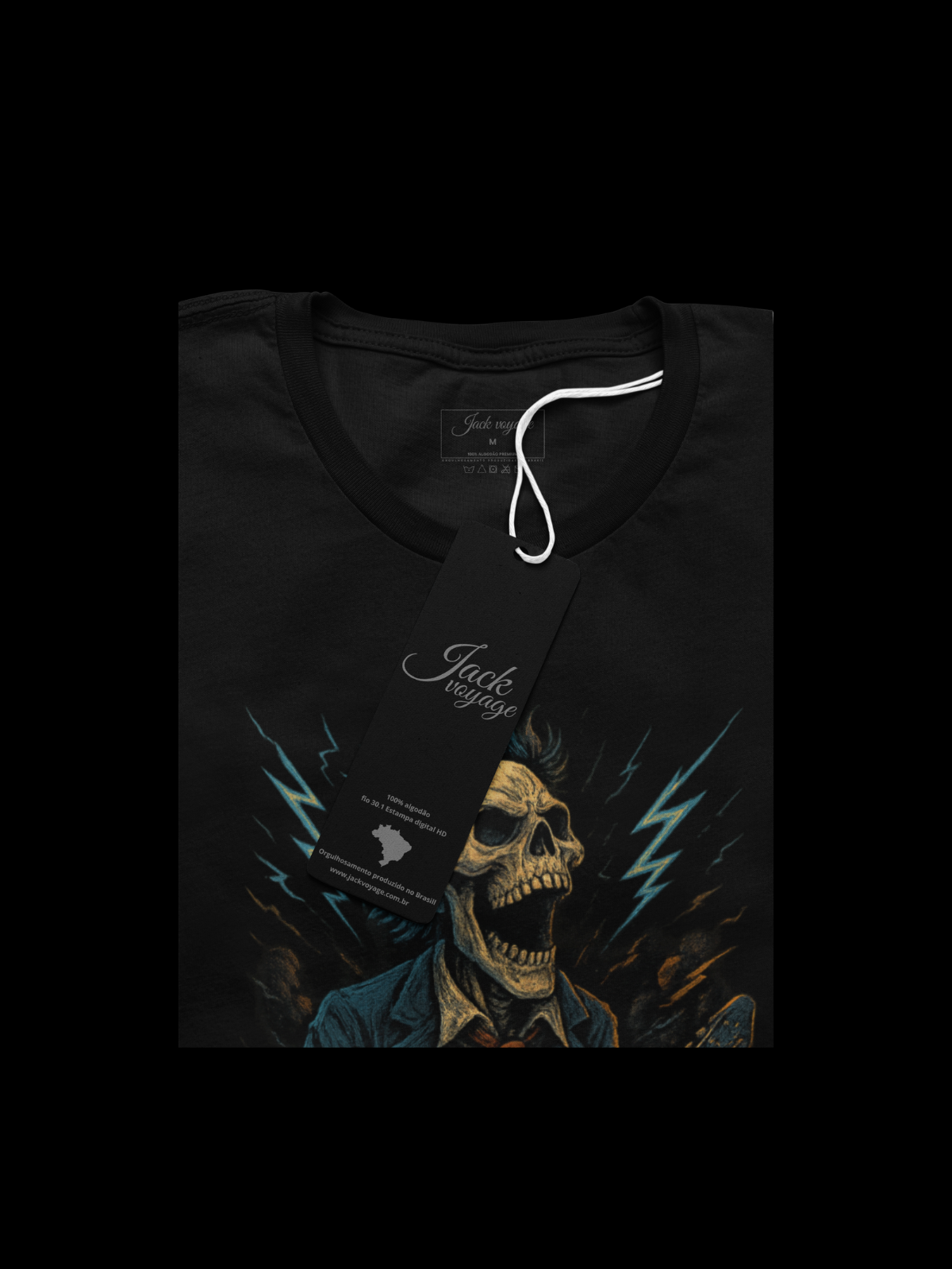 Camiseta "alma de alta voltagem" jackmusic©