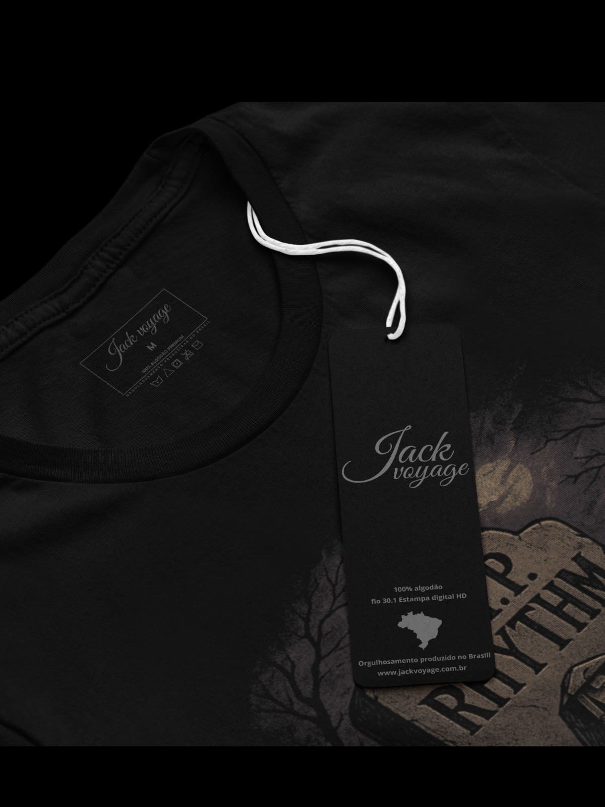 Camiseta "o ritmo morreu" jackmusic©