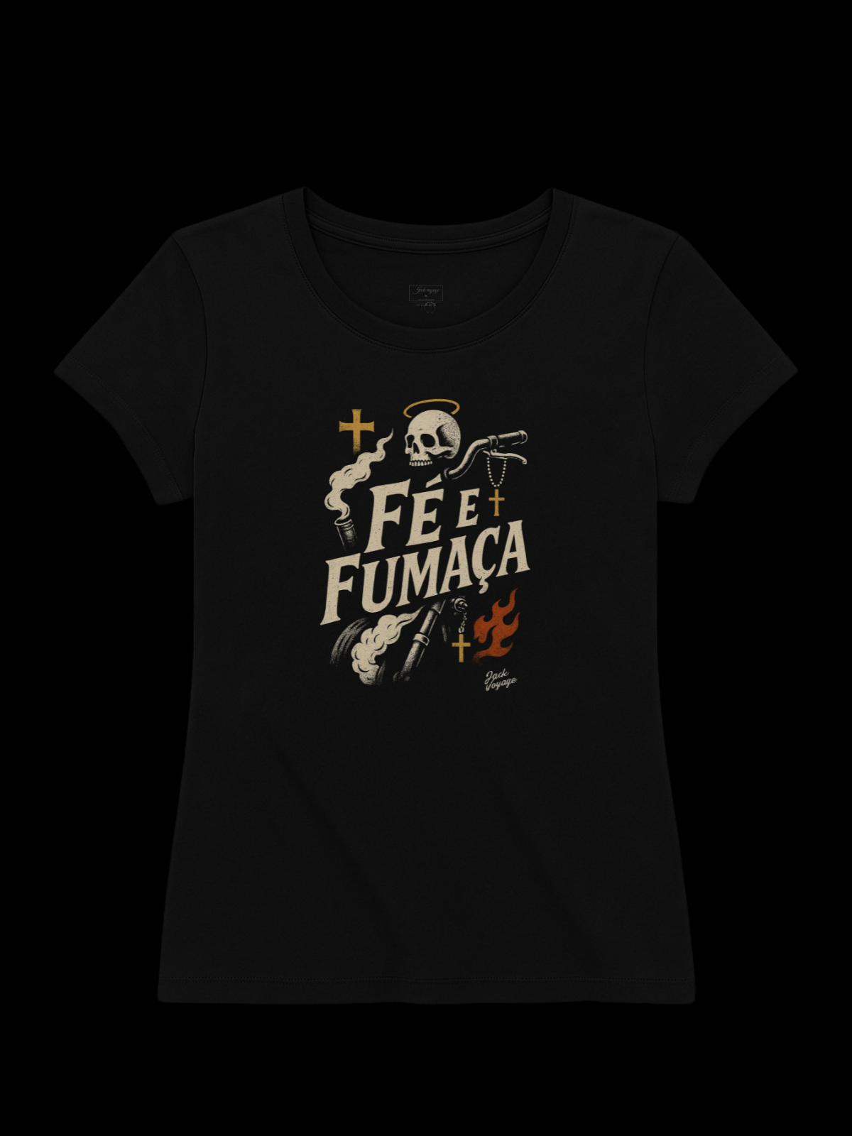 Camiseta "fé e fumaça" jackmotor©