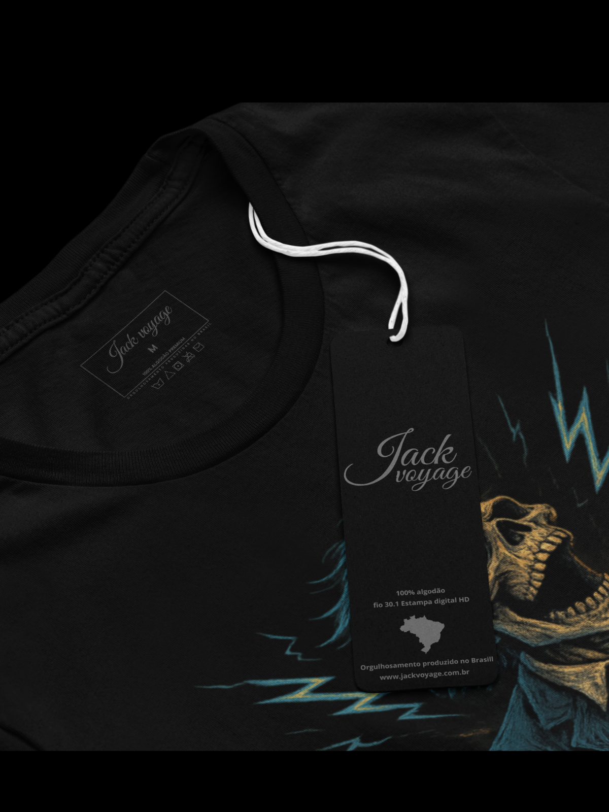 Camiseta "alma de alta voltagem" jackmusic©