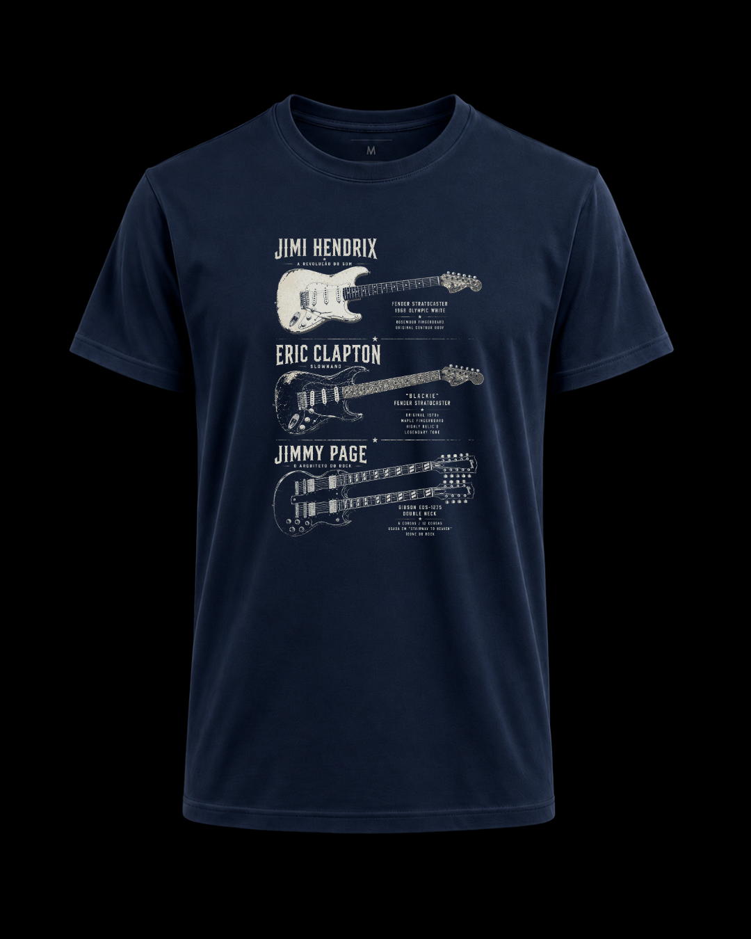 Camiseta legends of guitar