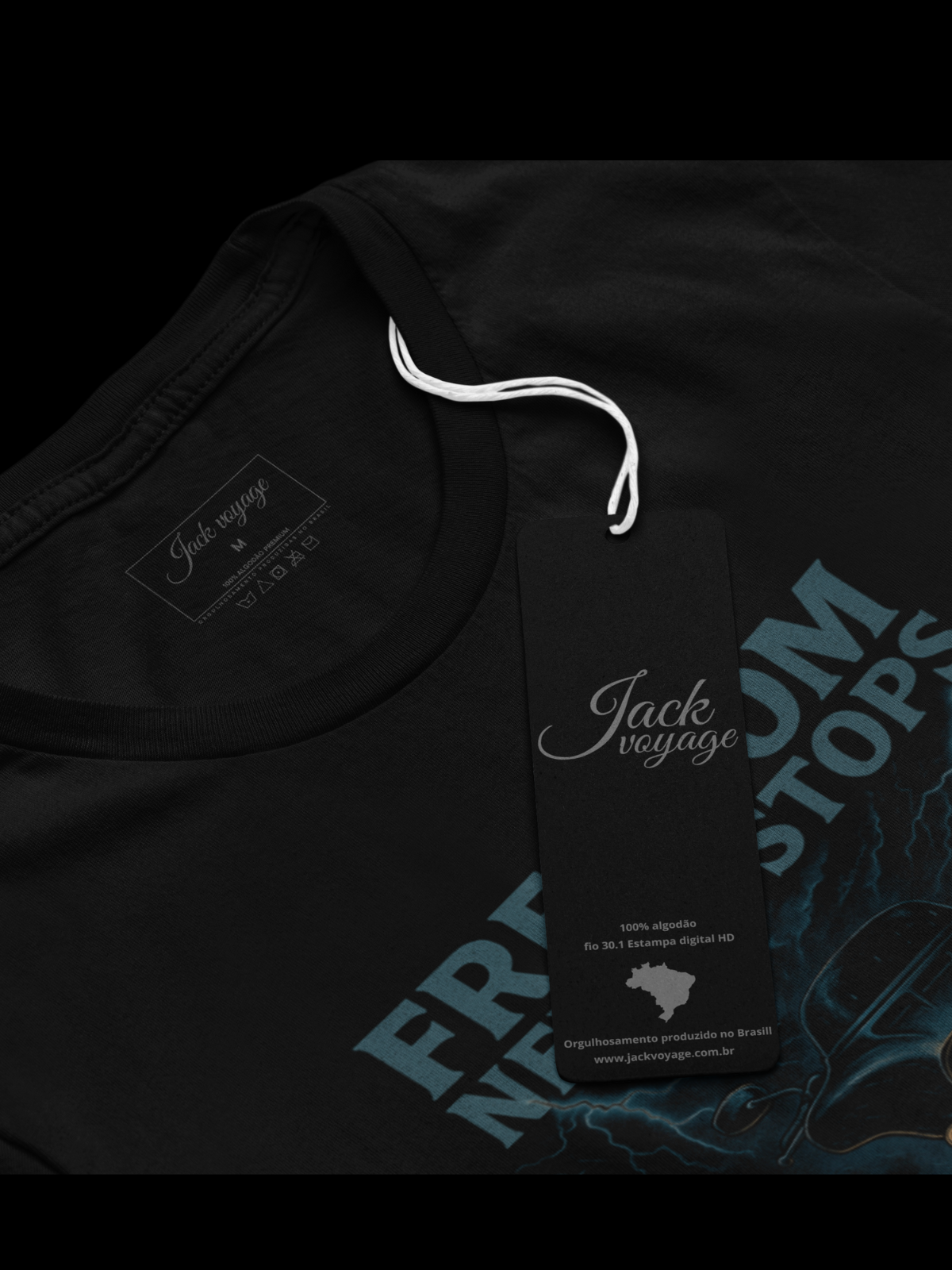 Camiseta "A liberdade é eterna" jackmotor©