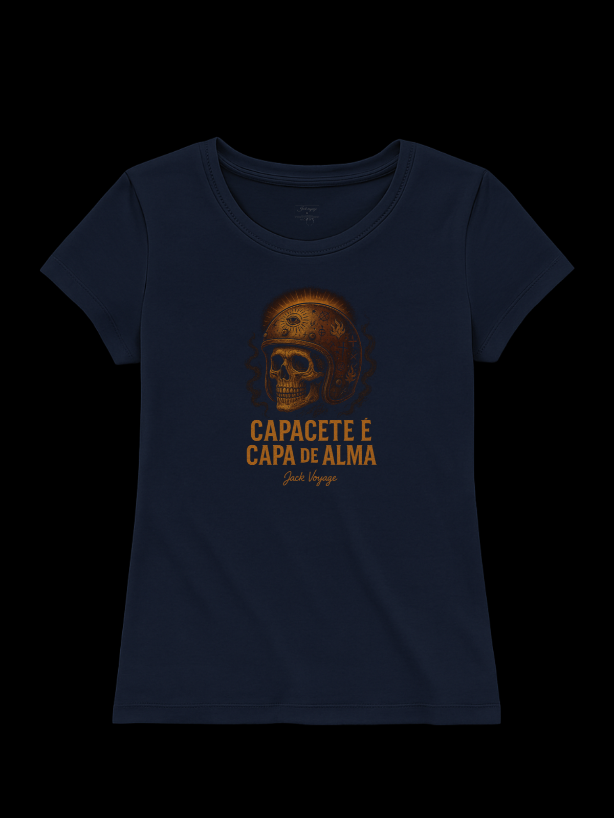 Camiseta "capacete é calma de alma" jackmotor©