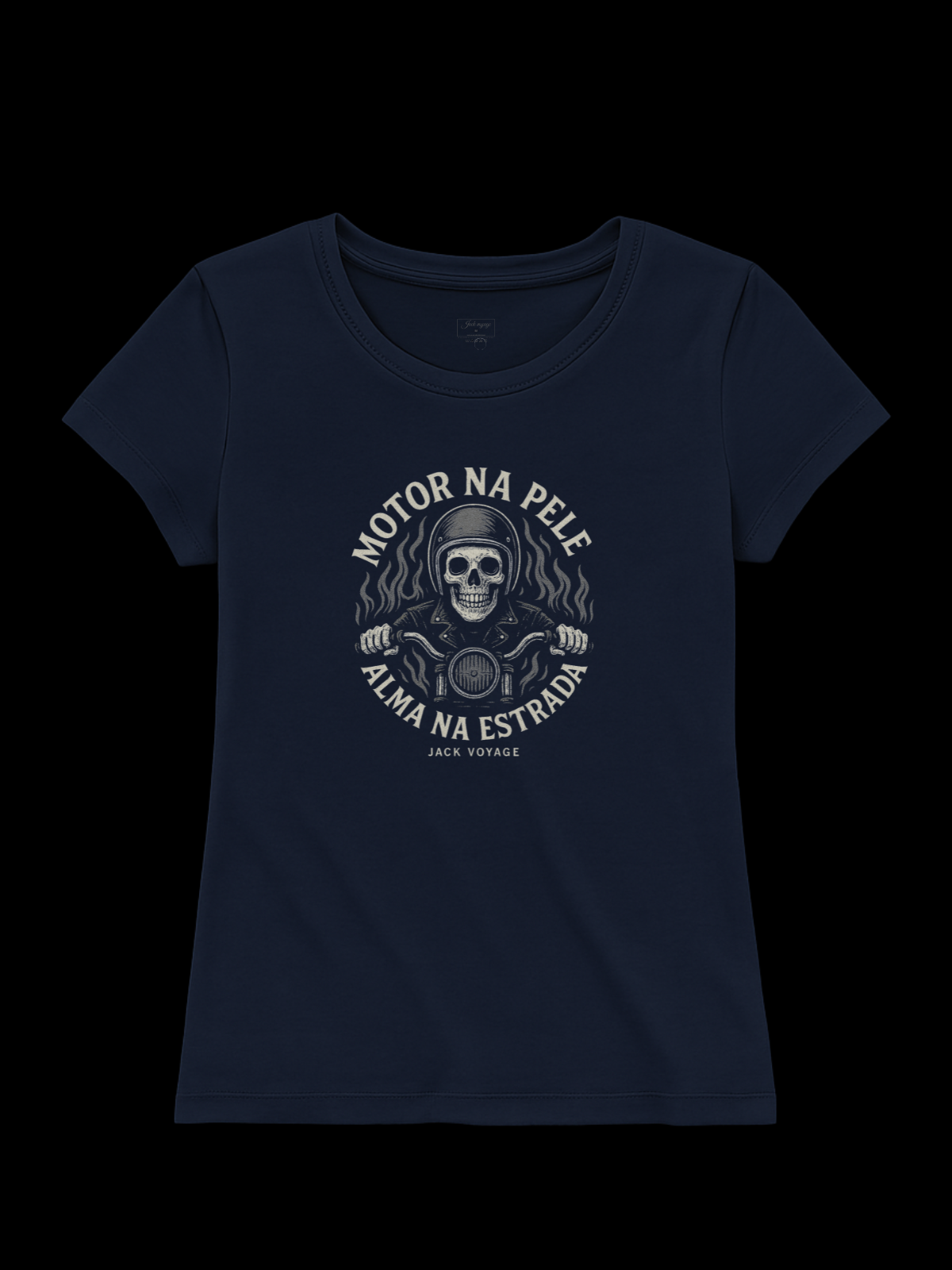 Camiseta "motor na pela alma na estrada" jackmotor©