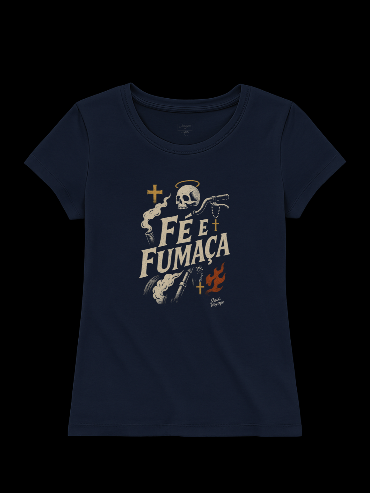 Camiseta "fé e fumaça" jackmotor©