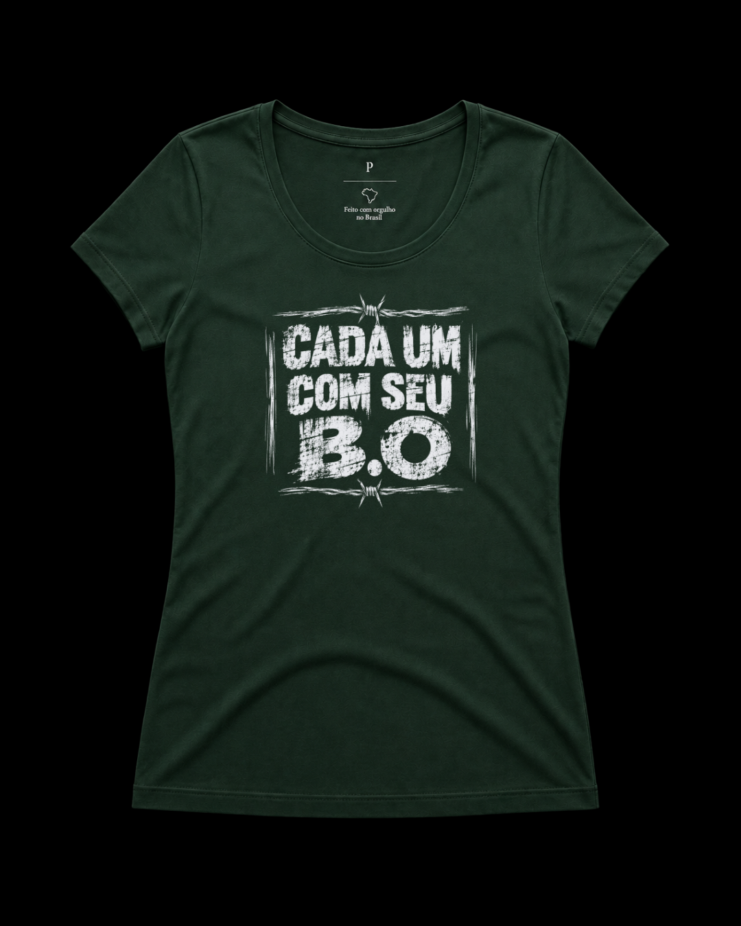 Baby look Cada um com seu B.O