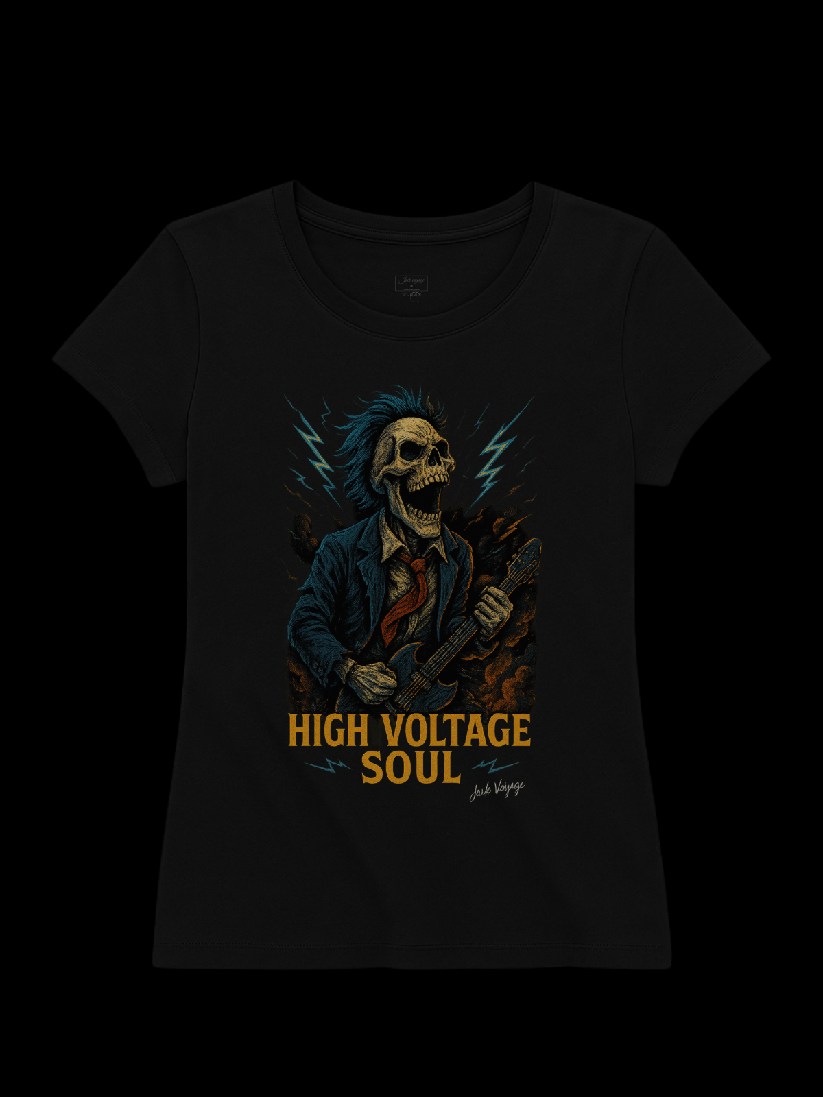 Camiseta "alma de alta voltagem" jackmusic©