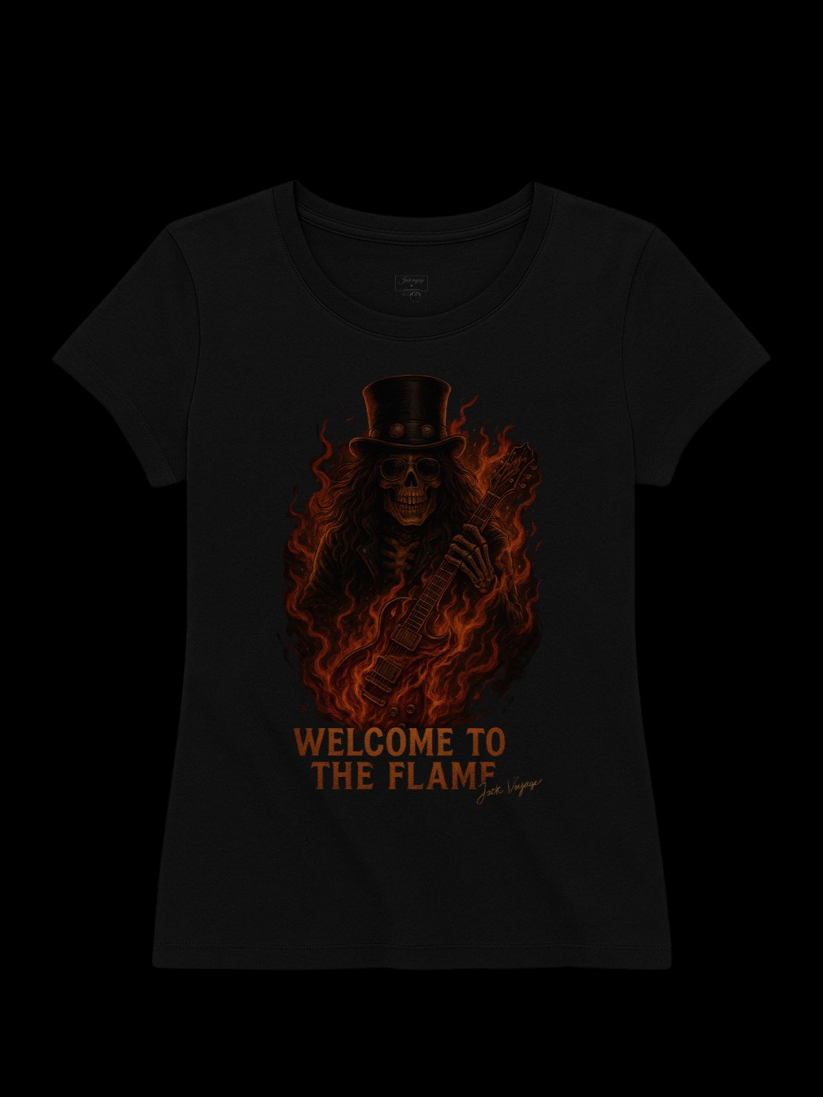 Camiseta "bem vindo as chamas" jackreference©
