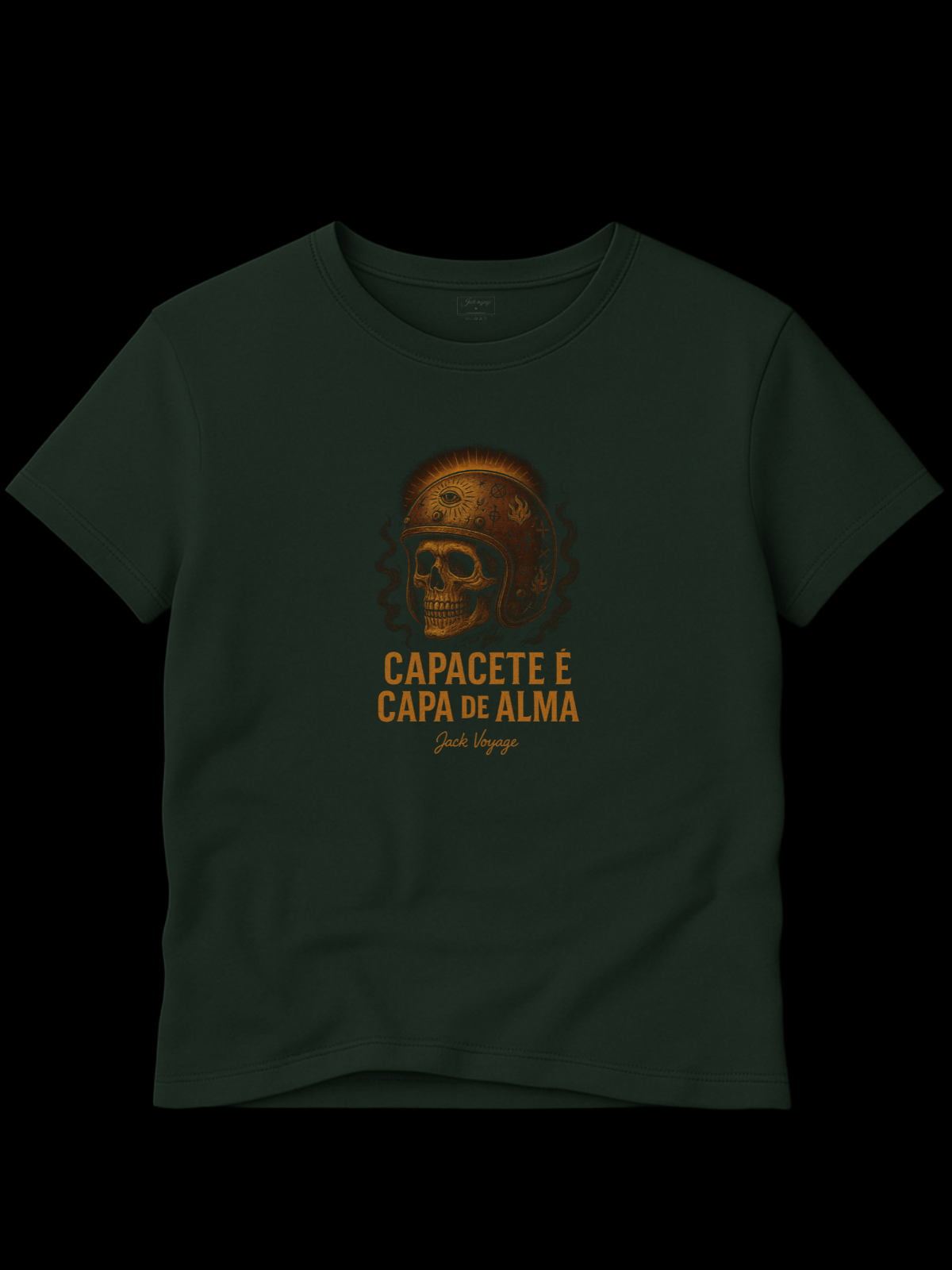 Camiseta "capacete é calma de alma" jackmotor©