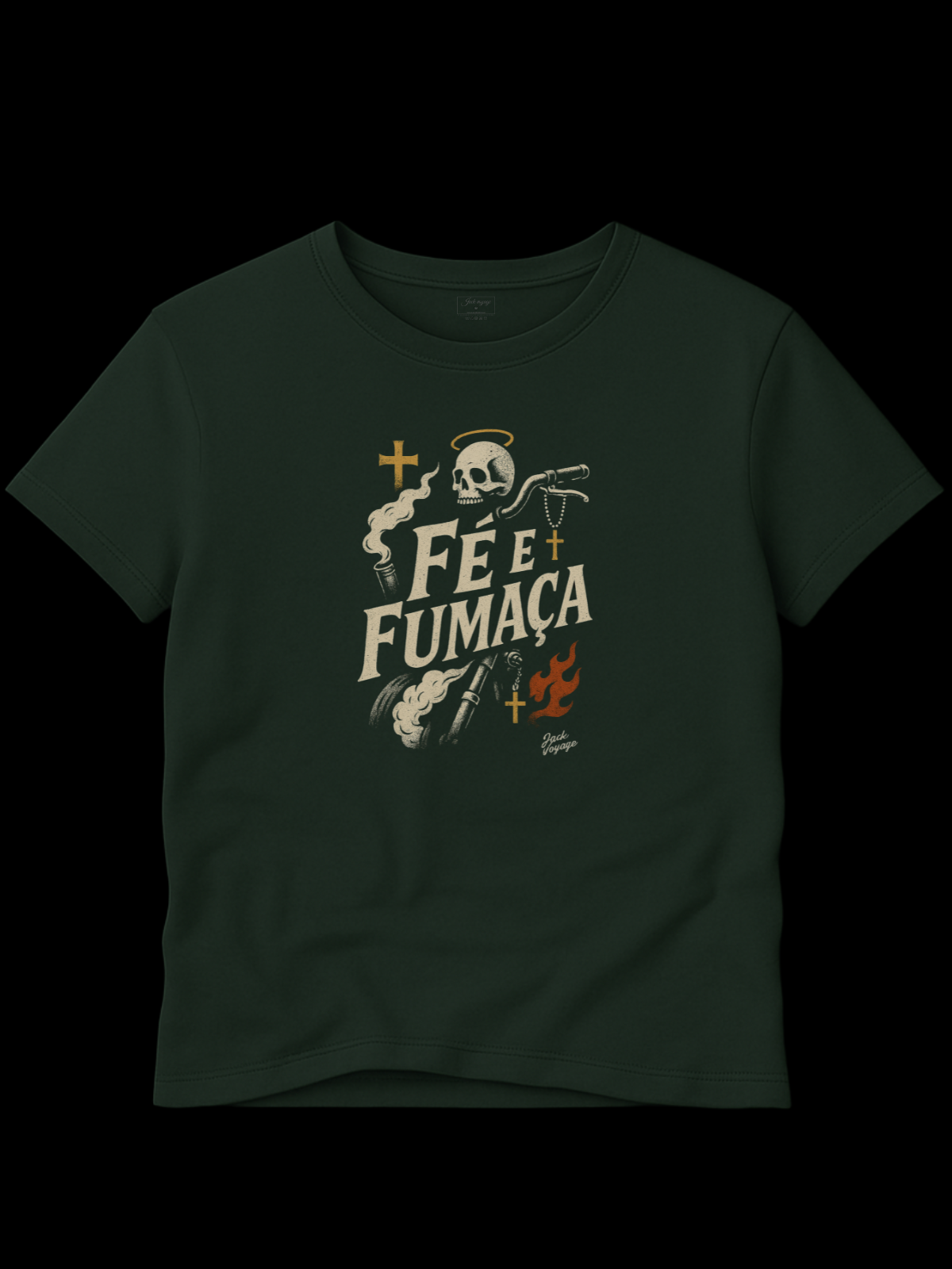 Camiseta "fé e fumaça" jackmotor©