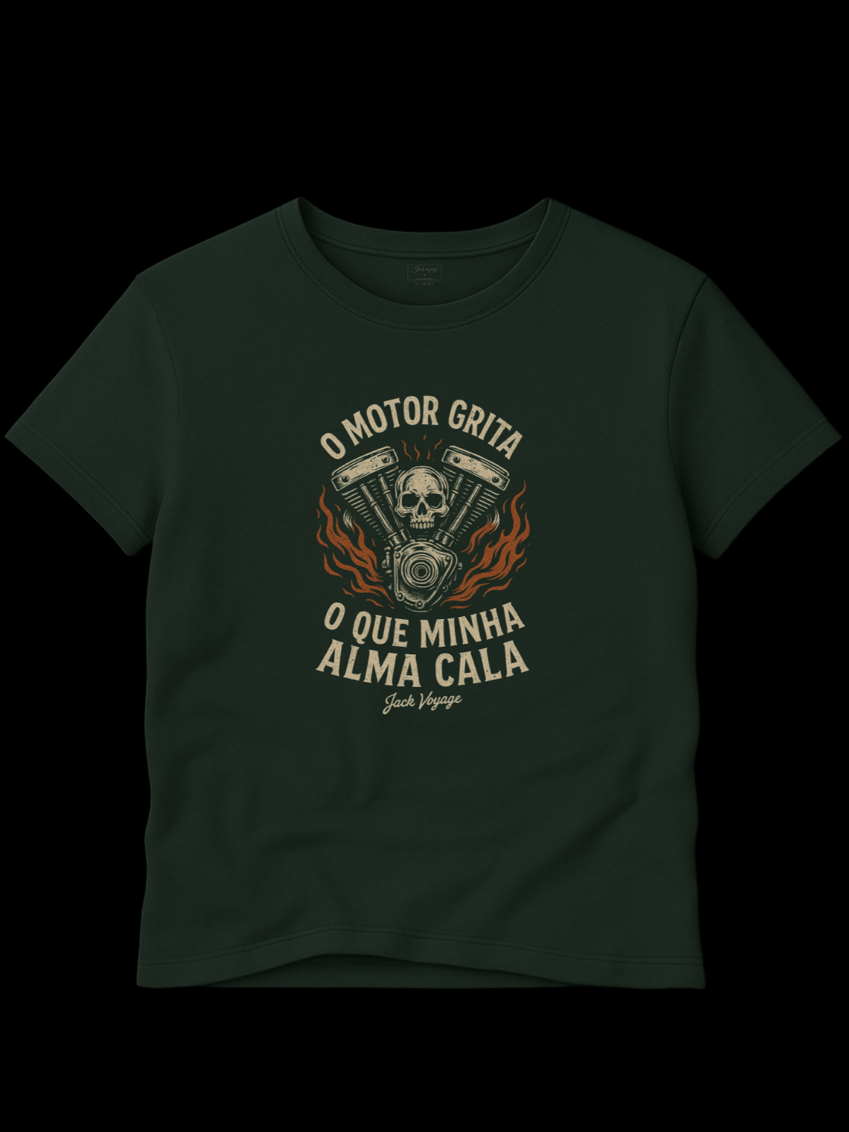 Camiseta "o motor grita o que minha alma cala" jackmotor©