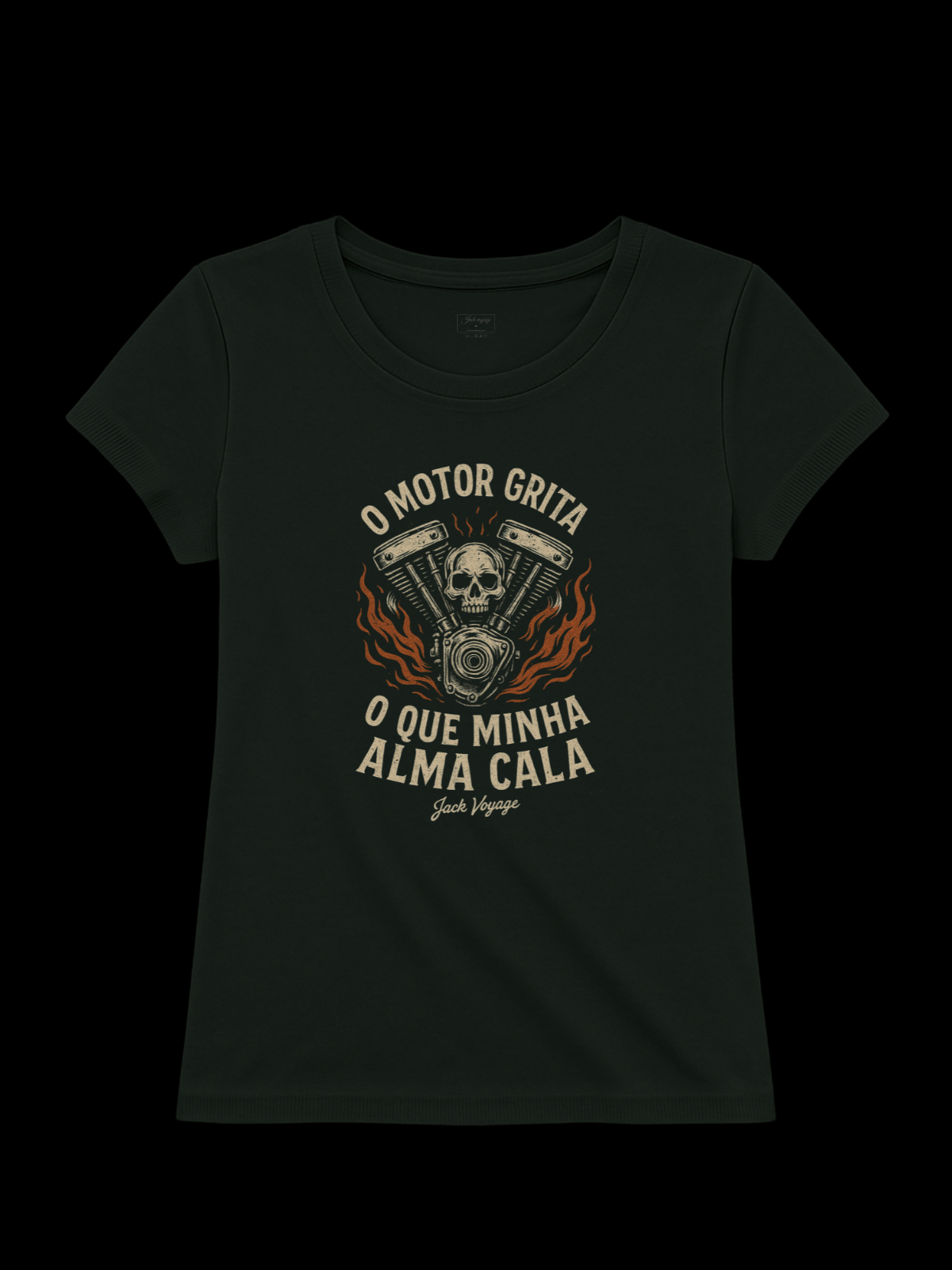 Camiseta "o motor grita o que minha alma cala" jackmotor©