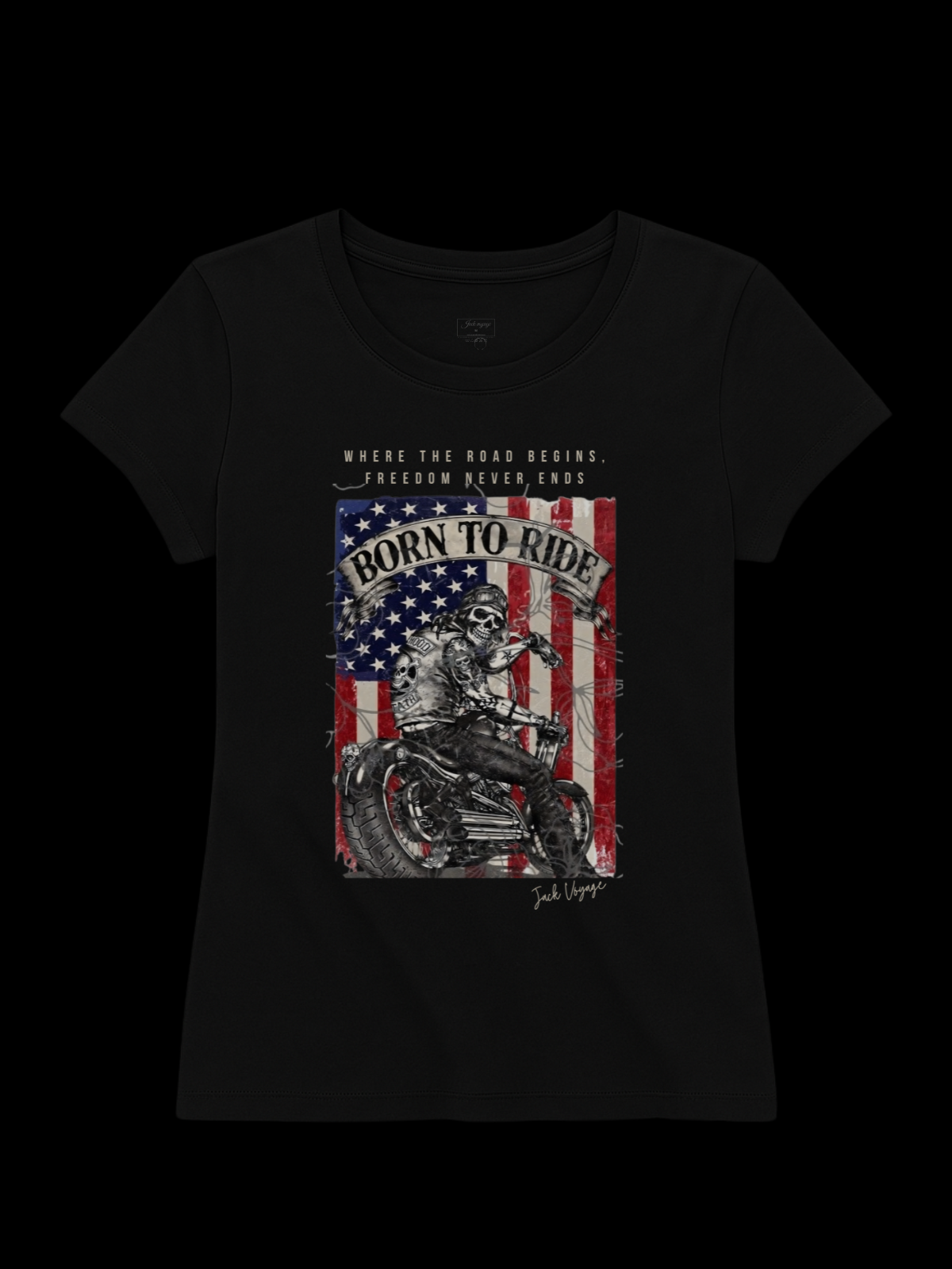 Camiseta "born to ride" jackmotor©