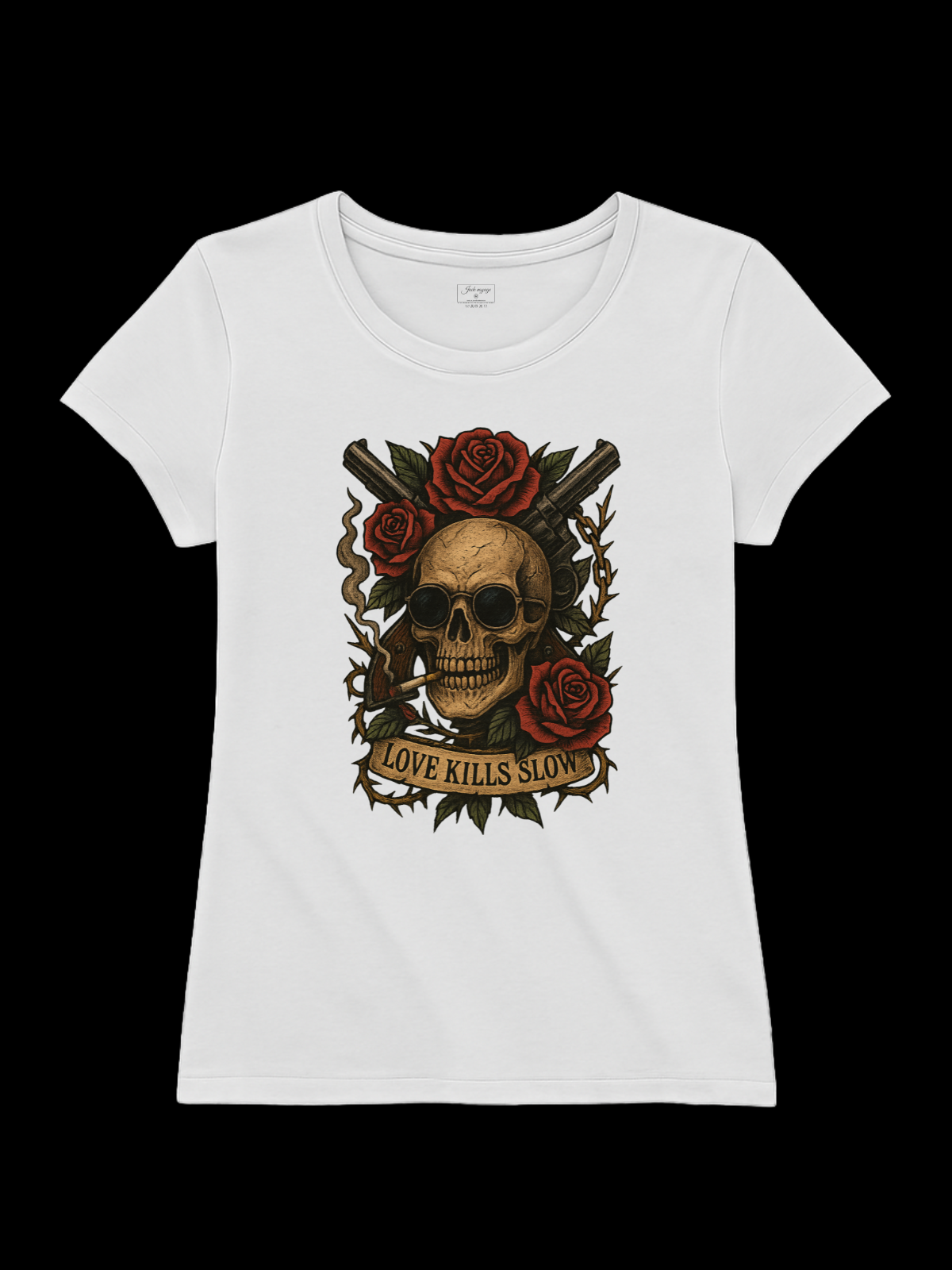 Camiseta "love kills slow green" jackreference©