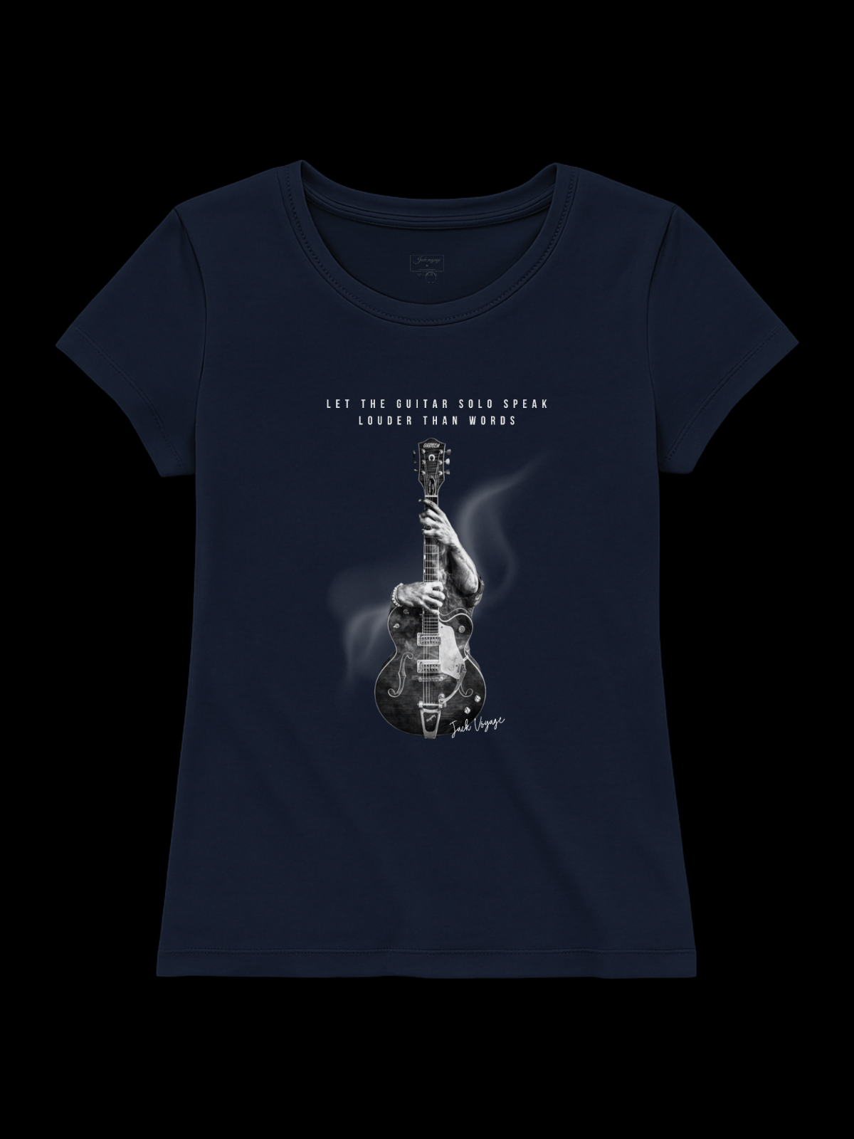 Camiseta "Deixe o solo de guitarra falar mais alto que palavras 2" jackmusic©