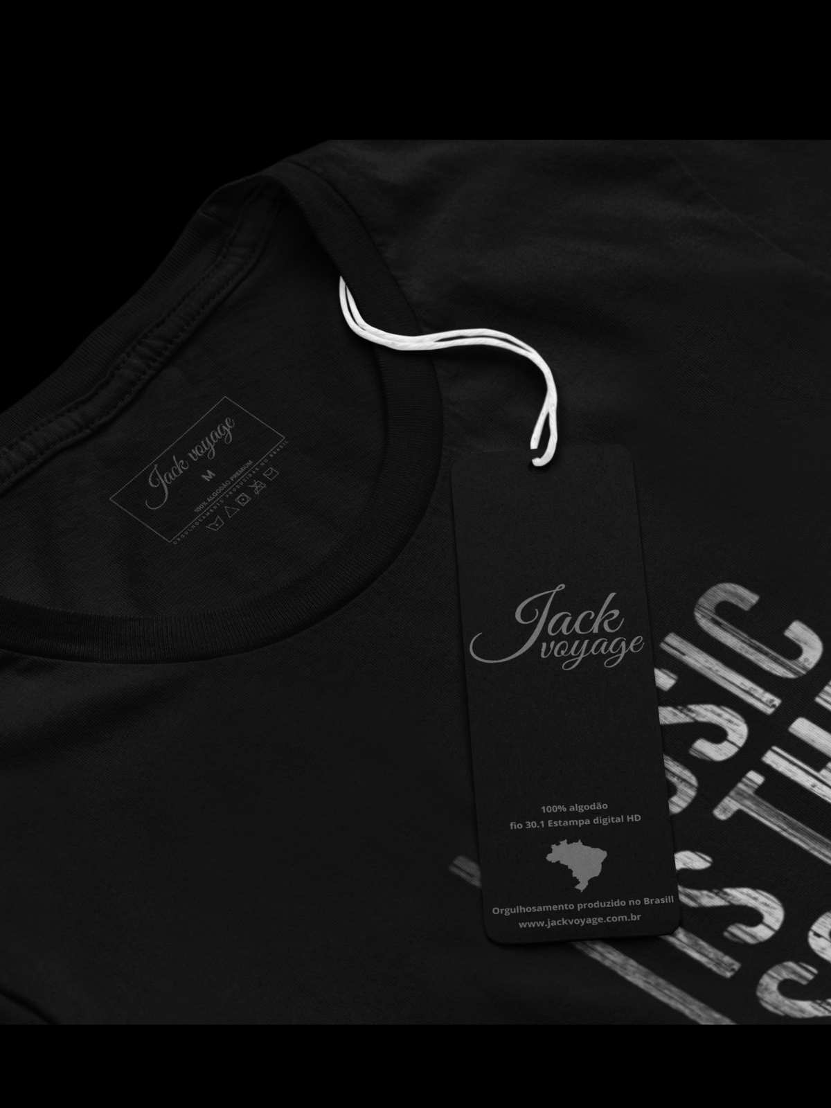 Camiseta "a música é o som da minha alma" jackmusic©
