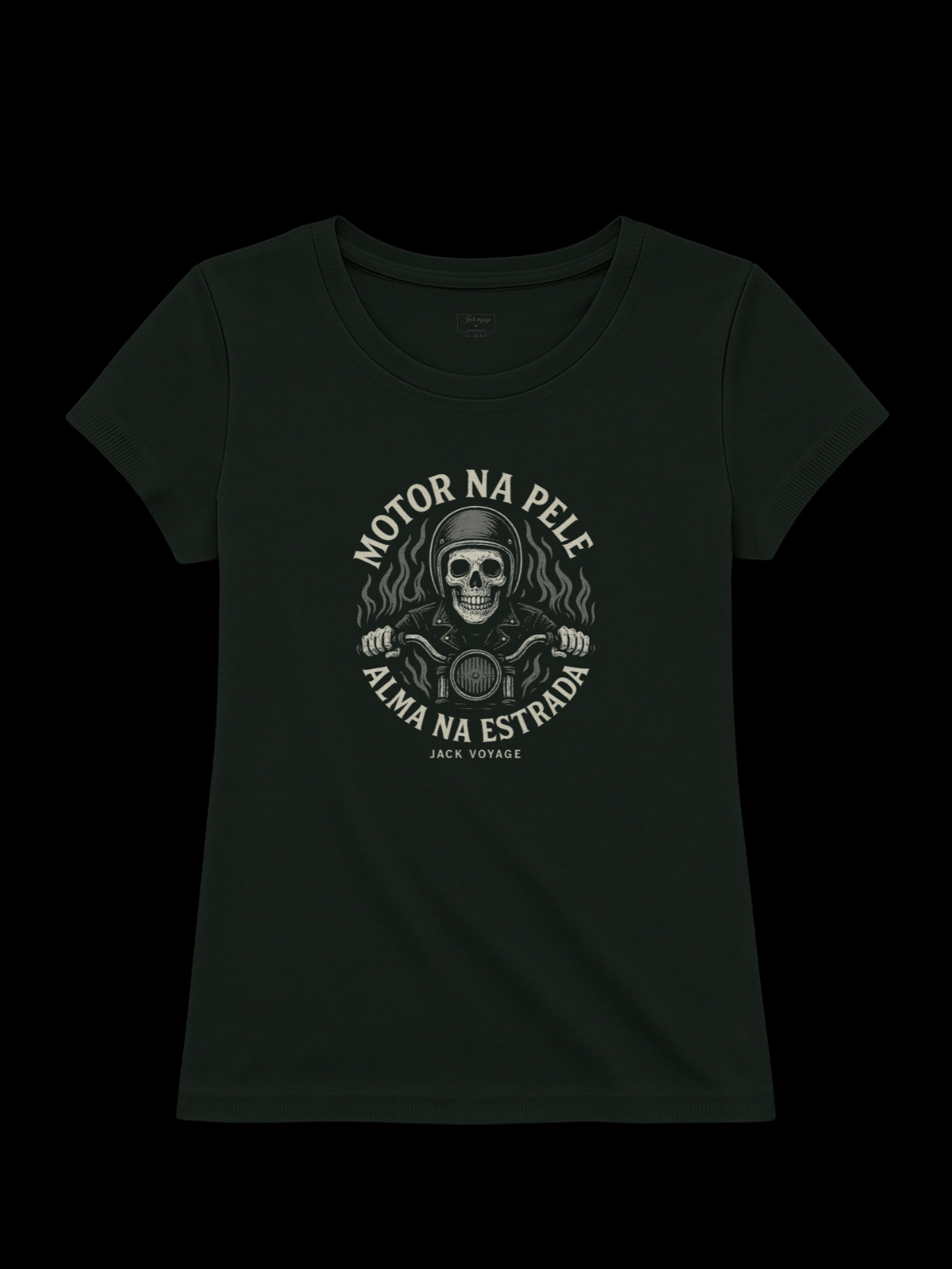 Camiseta "motor na pela alma na estrada" jackmotor©