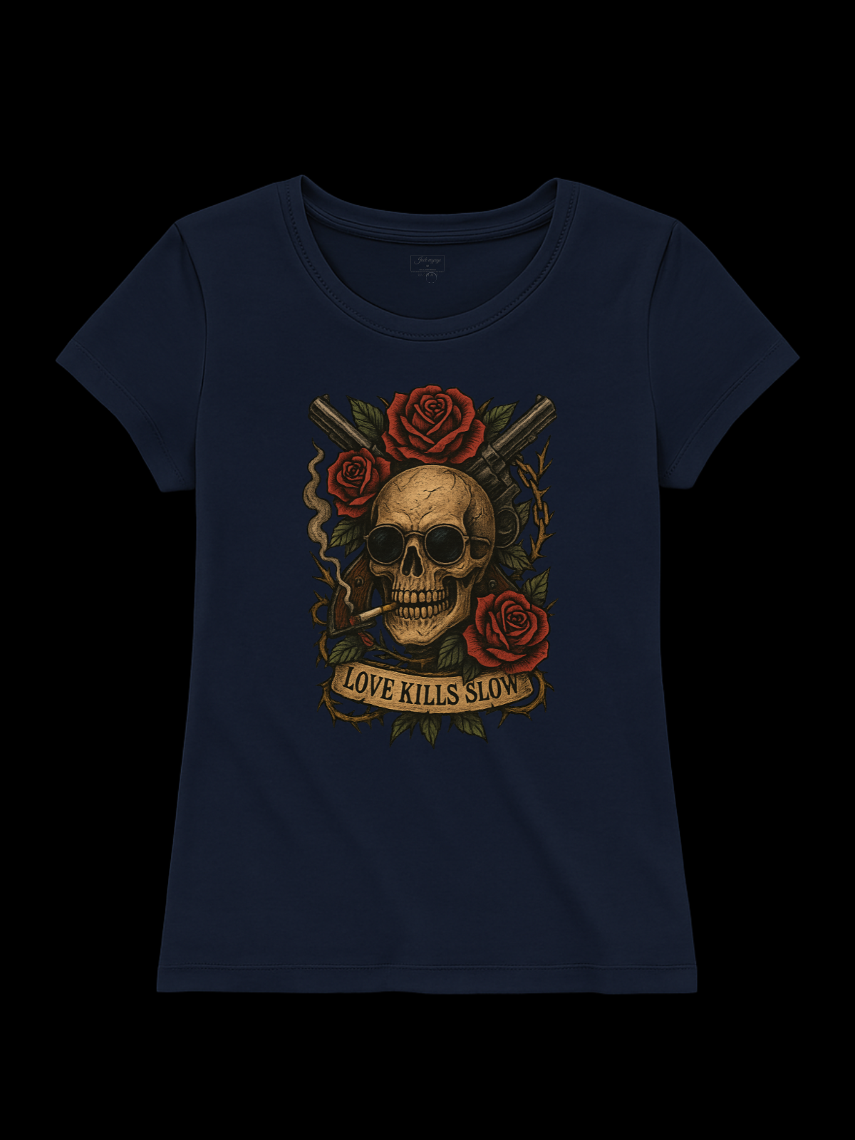 Camiseta "love kills slow green" jackreference©