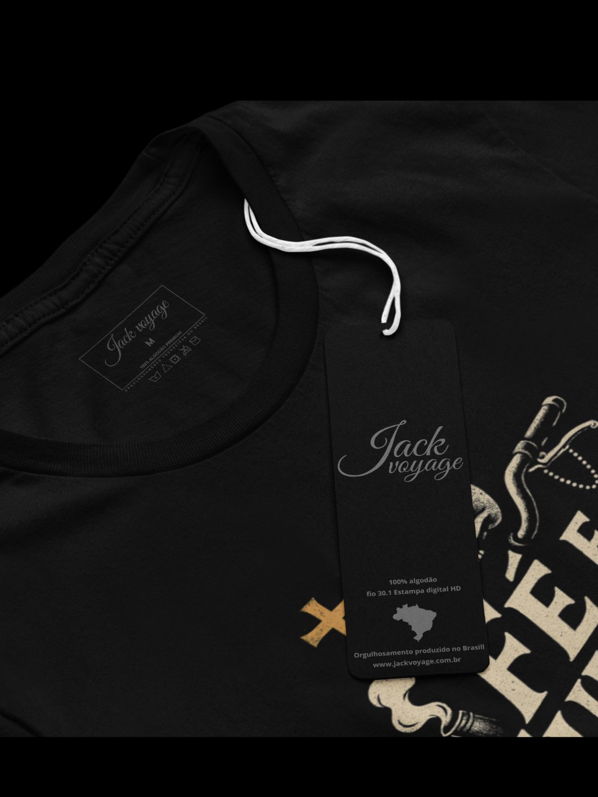 Camiseta "fé e fumaça" jackmotor©