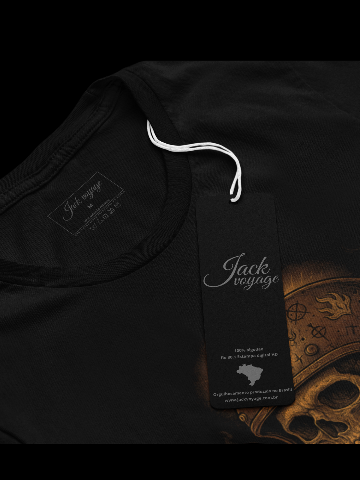 Camiseta "capacete é calma de alma" jackmotor©