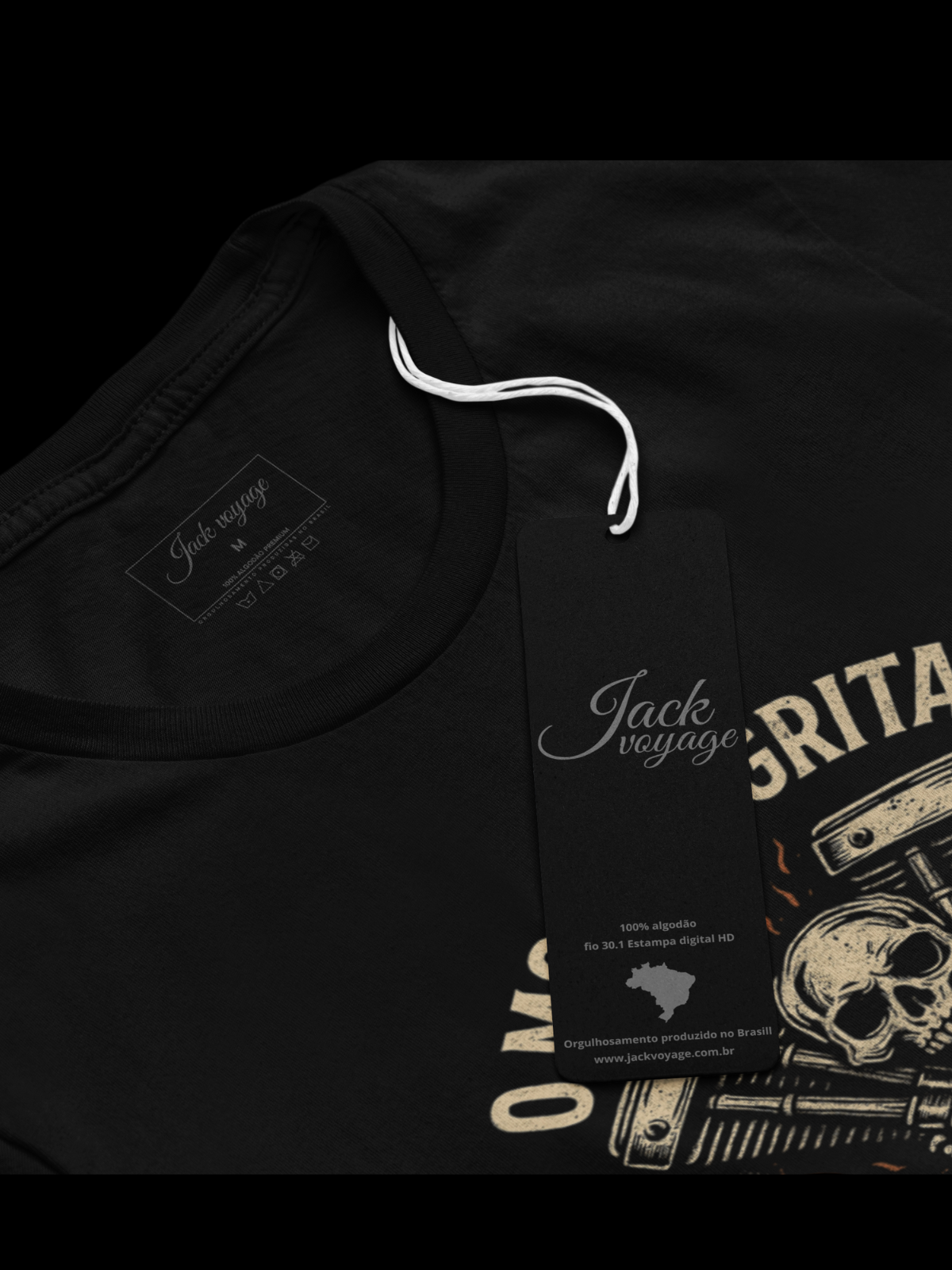 Camiseta "o motor grita o que minha alma cala" jackmotor©