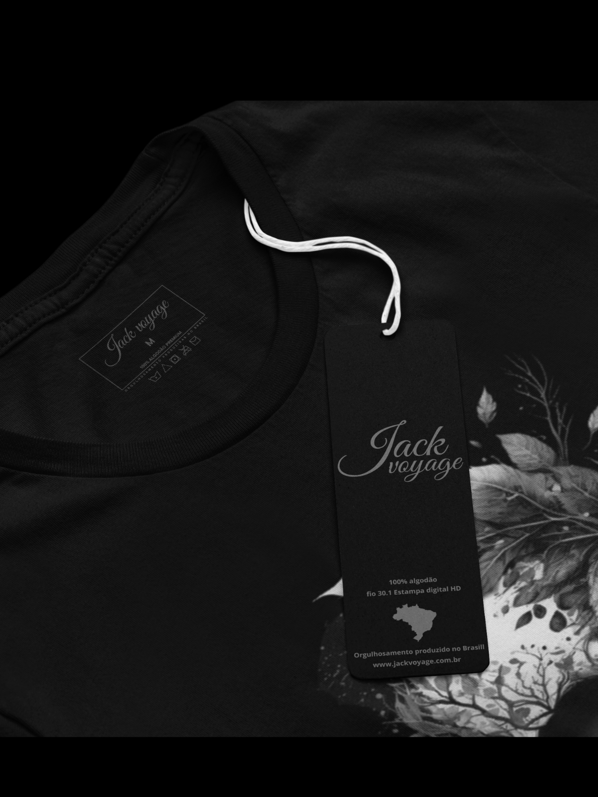 Camiseta "skull natural" jackvoyage®