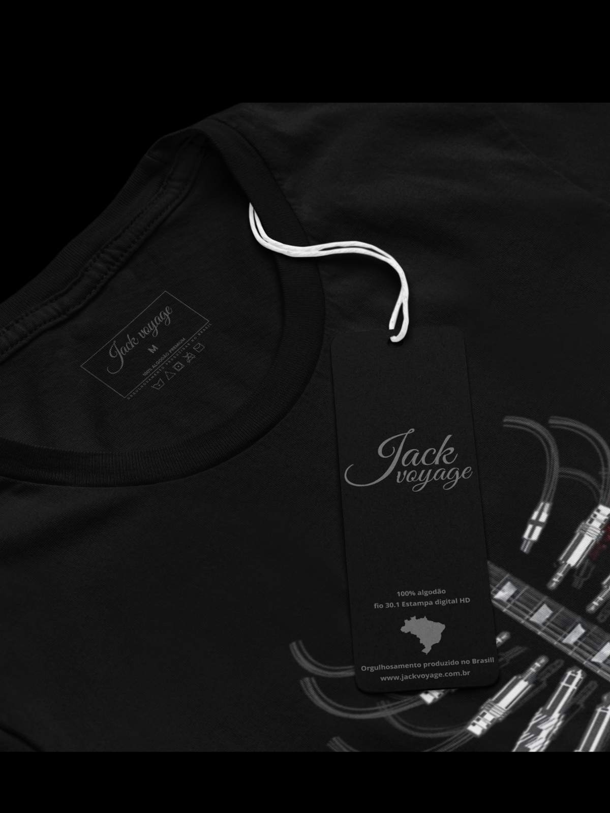 Camiseta "skull heart dark" jackmusic©