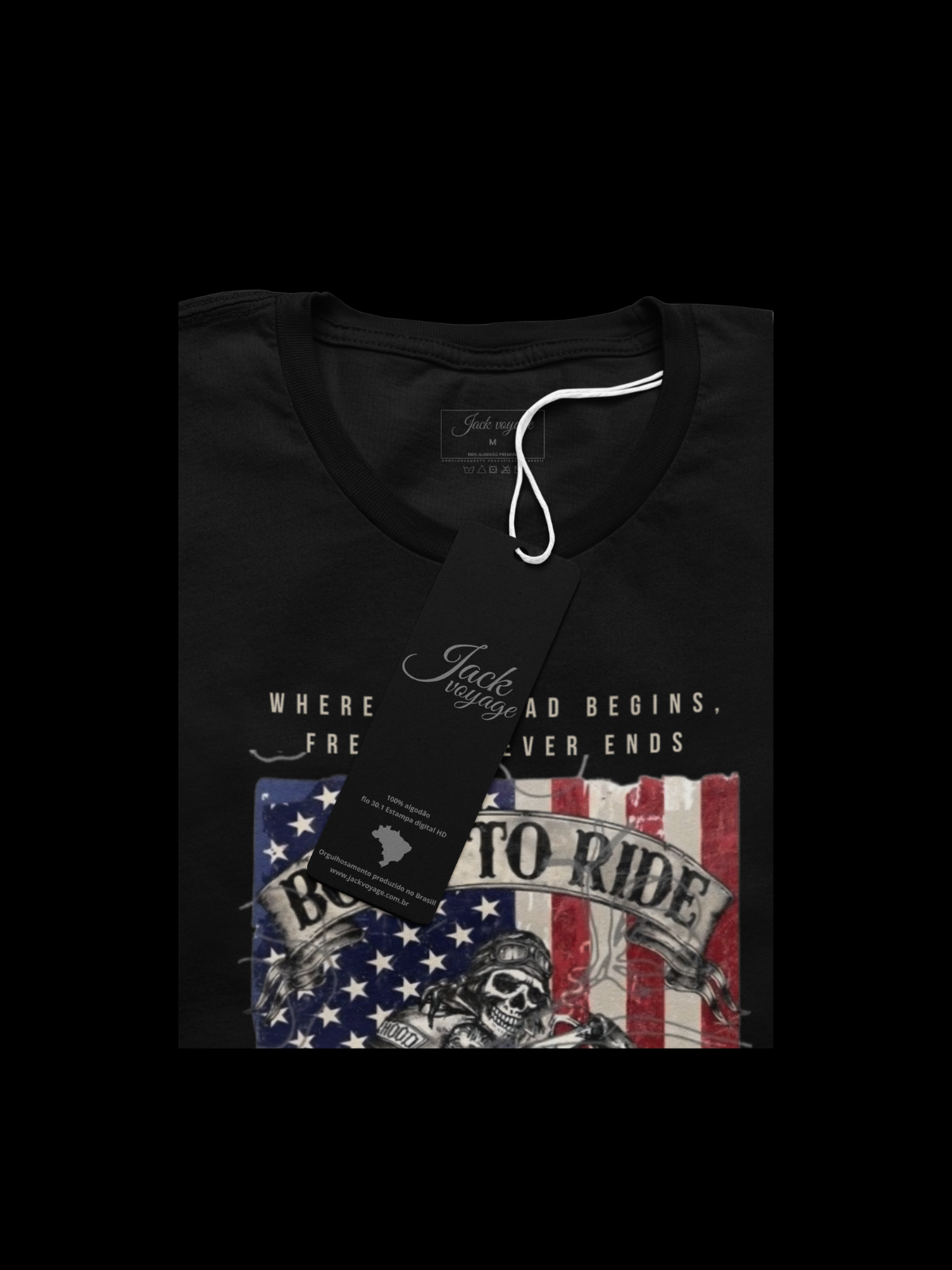 Camiseta "born to ride" jackmotor©