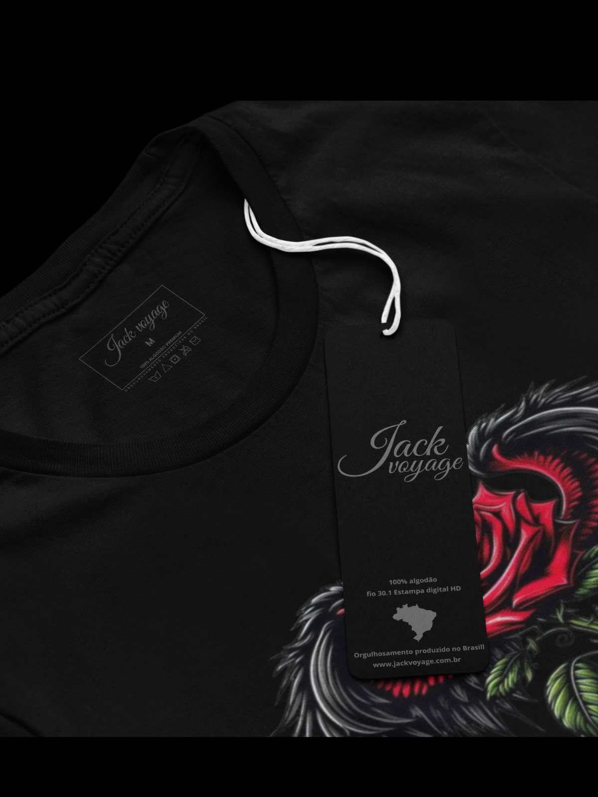 Camiseta "Rosa alada red " Jackvoyage®
