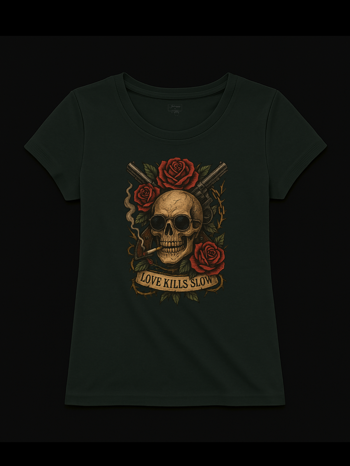Camiseta "love kills slow green" jackreference©
