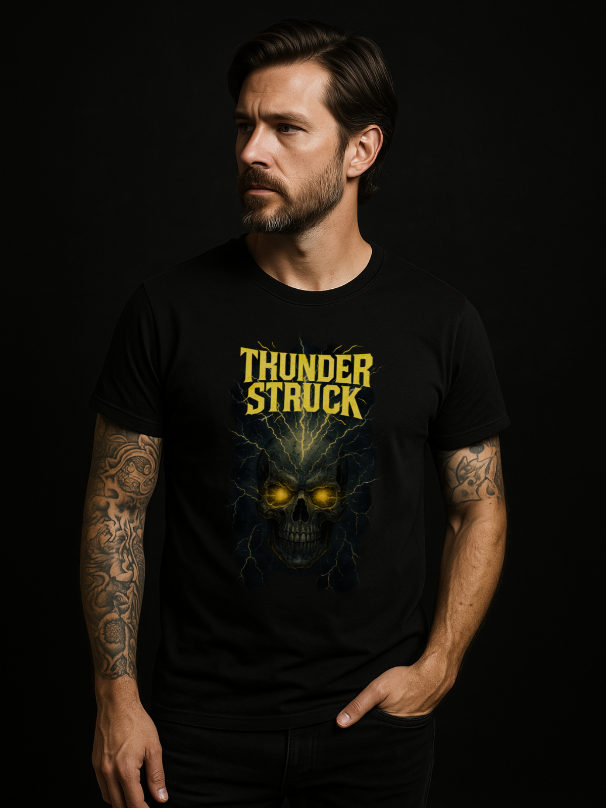 Camiseta "thunder struck" jackreference©