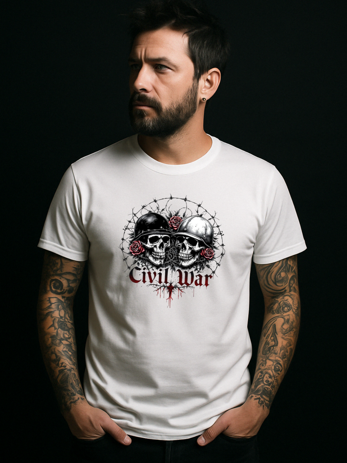 Camiseta "civil war 2" jackreference©