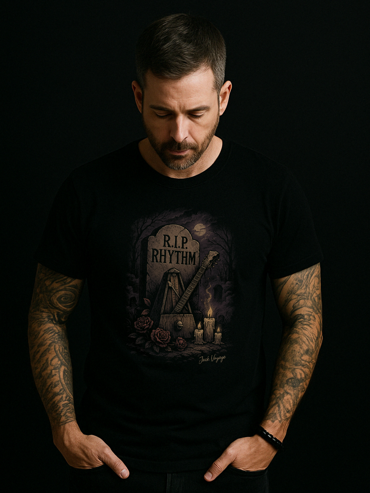 Camiseta "o ritmo morreu" jackmusic©