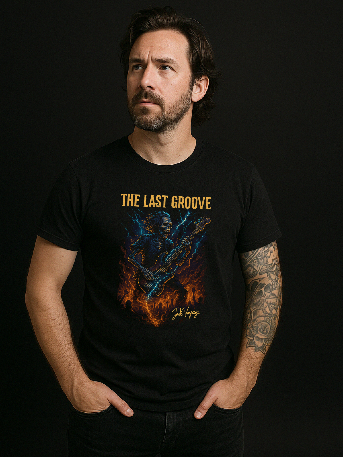 Camiseta "the last groove" jackmusic©