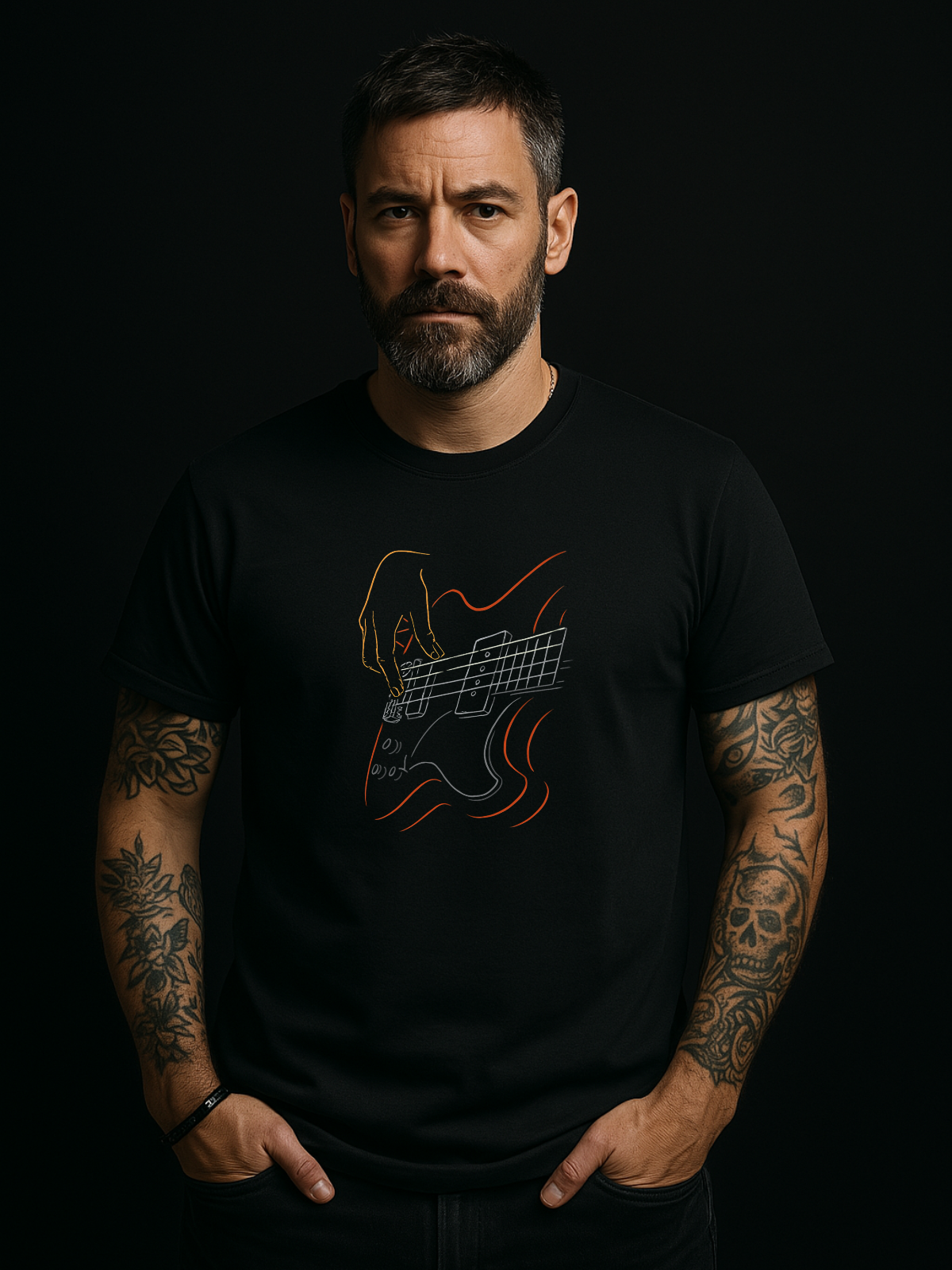 Camiseta "bass forever" jackmusic©
