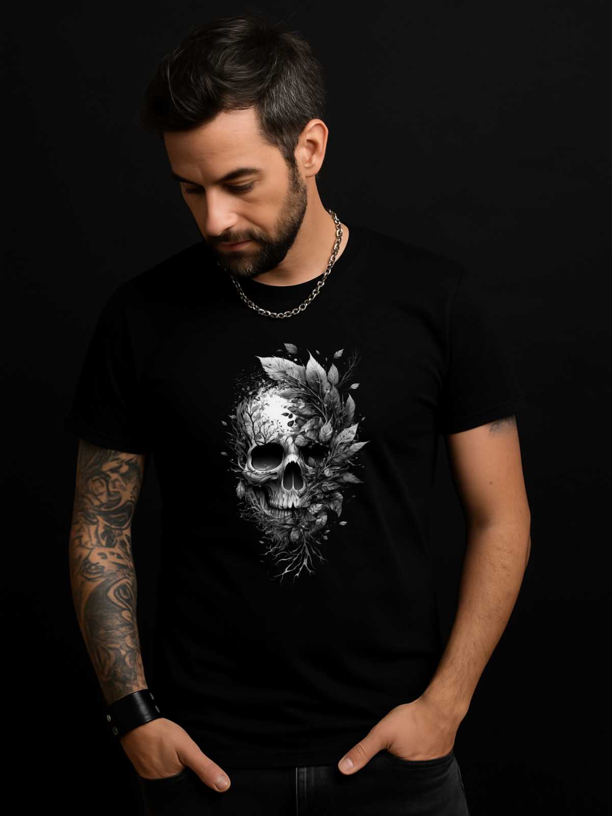 Camiseta "skull natural" jackvoyage®