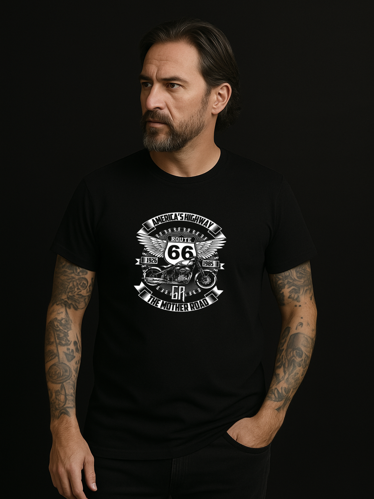 Camiseta "Route 66" jackmotor©