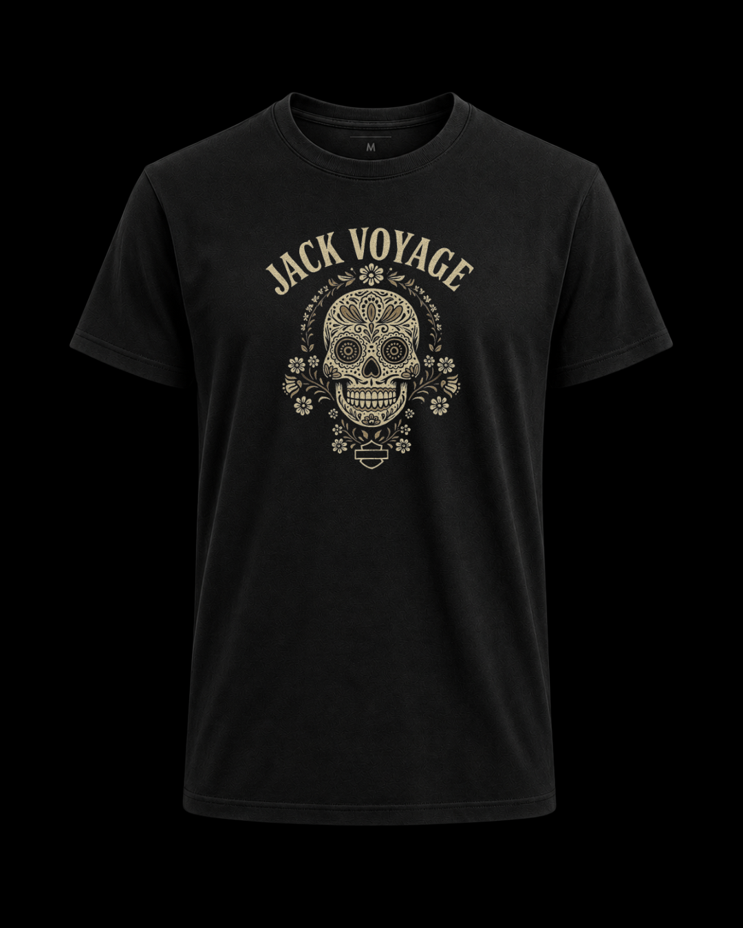 Camiseta algodão peruano jack skull