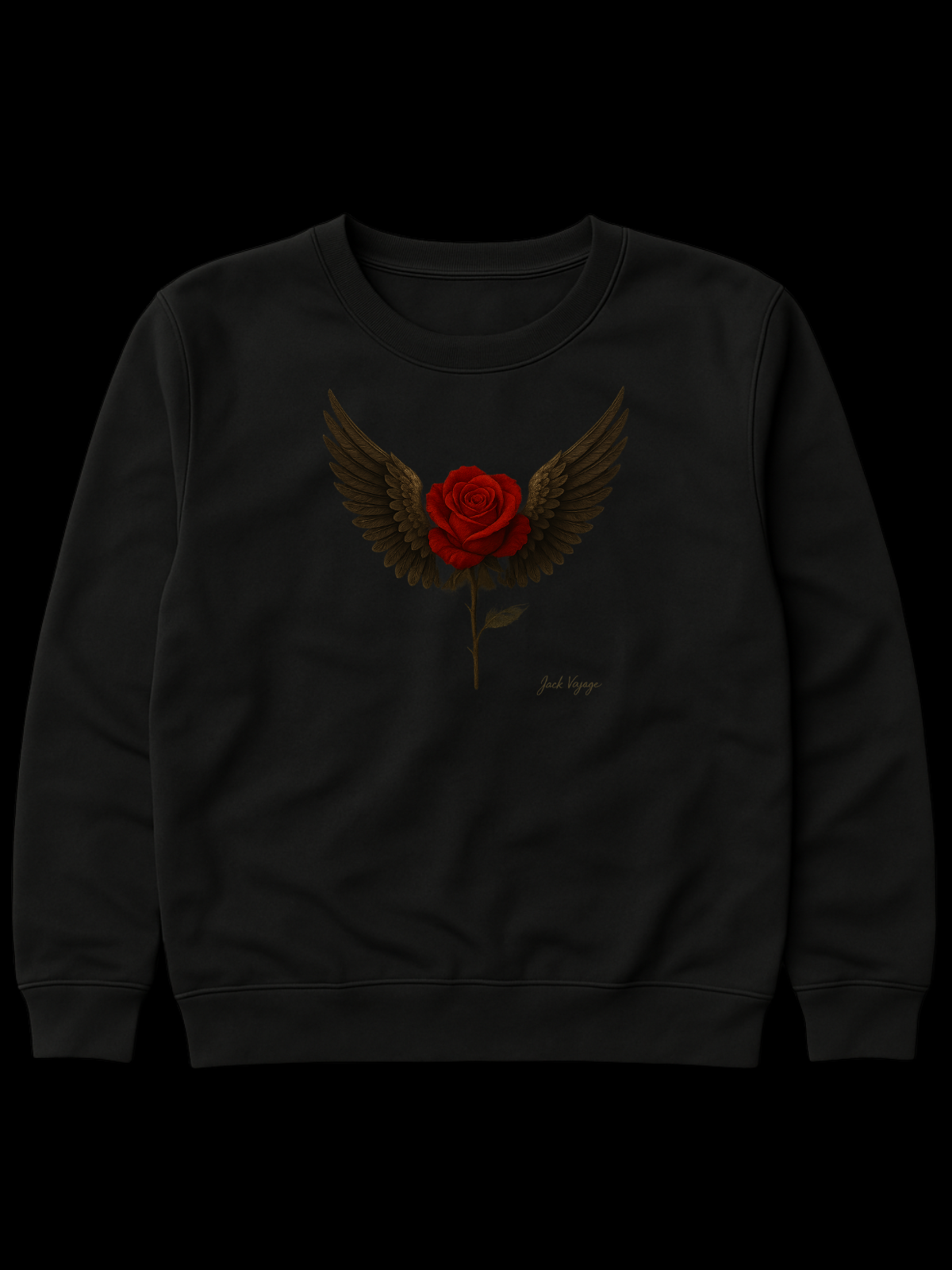 Moletom "rosa alada new" jackvoyage®