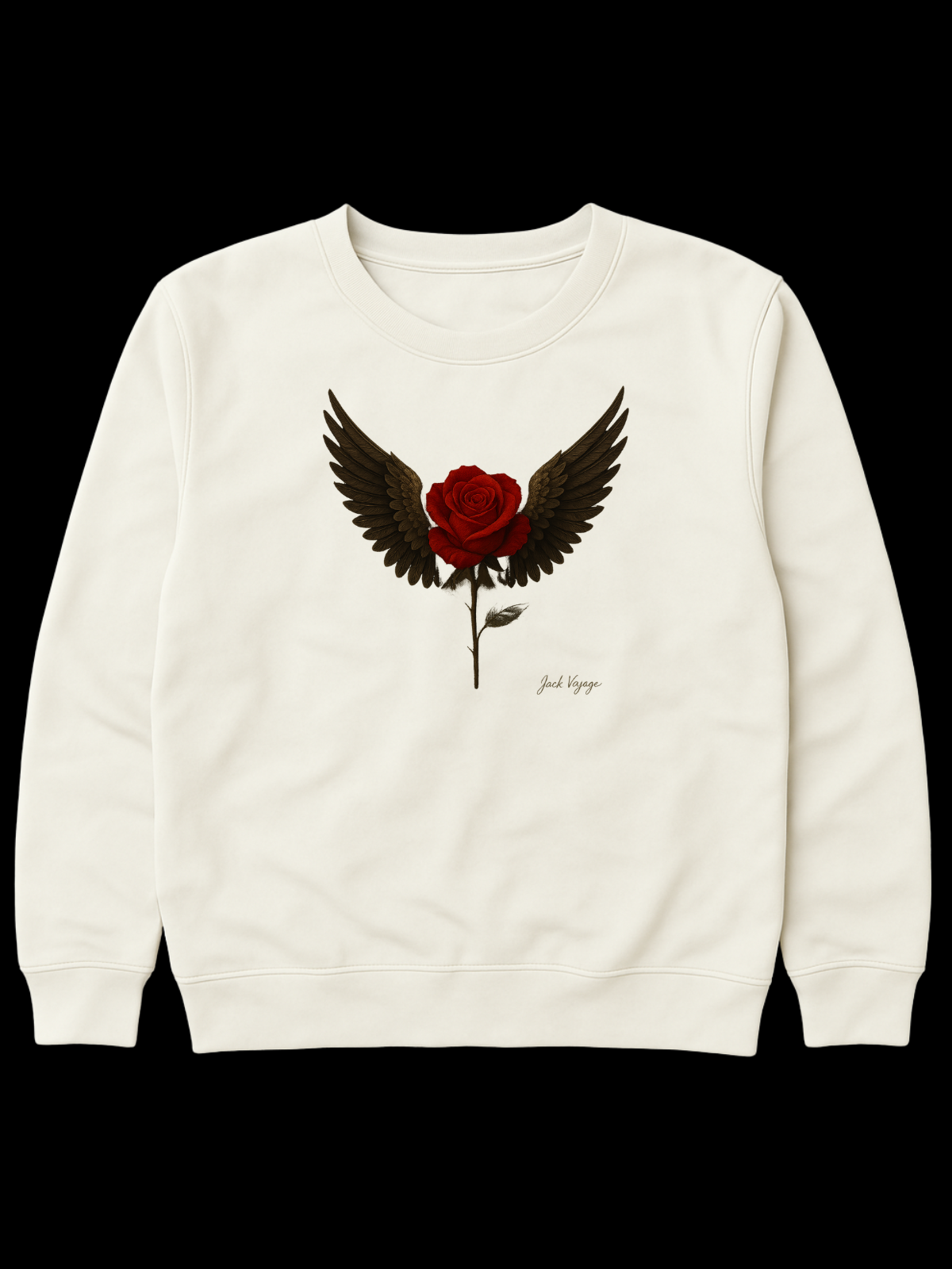 Moletom "rosa alada new" jackvoyage®