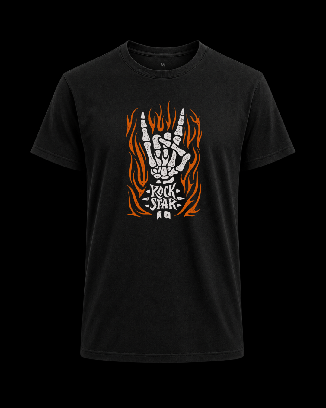 Camiseta Rock Star fire