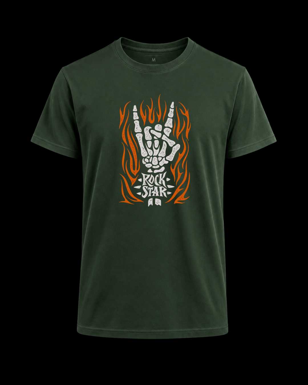 Camiseta Rock Star fire