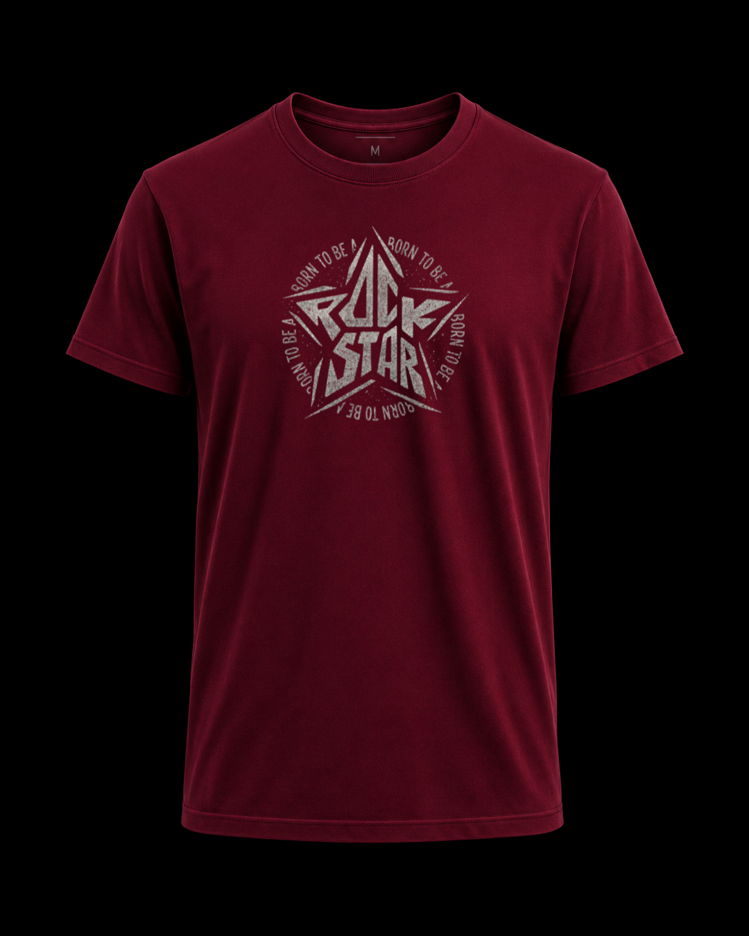 Camiseta Rock star born to be