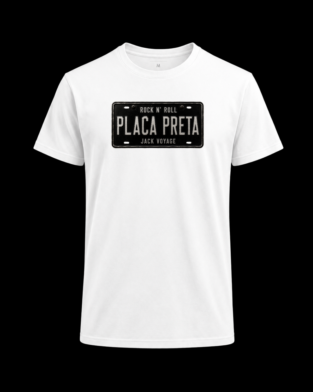 Camiseta placa preta jack voyage