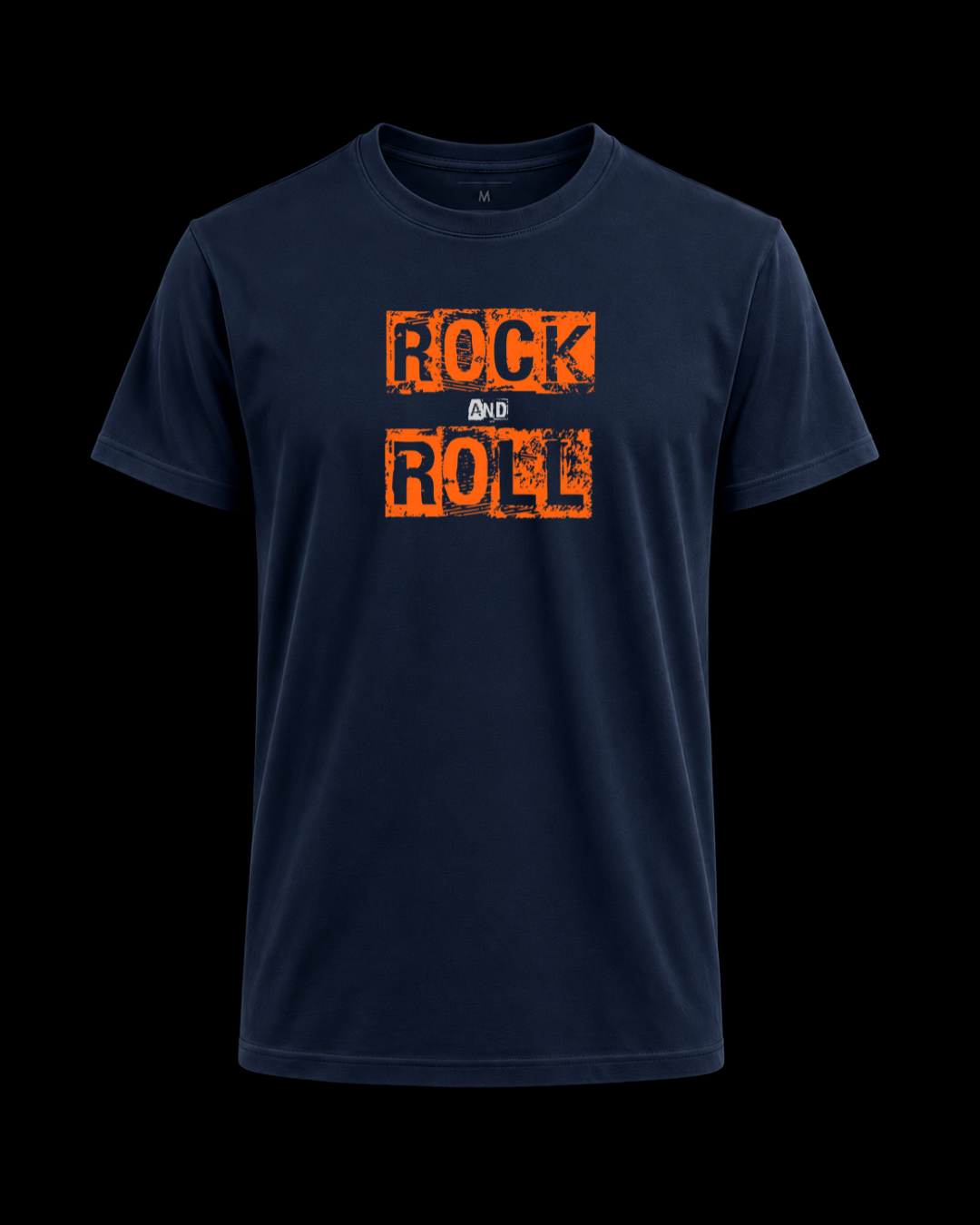 Camiseta Rock and roll orange