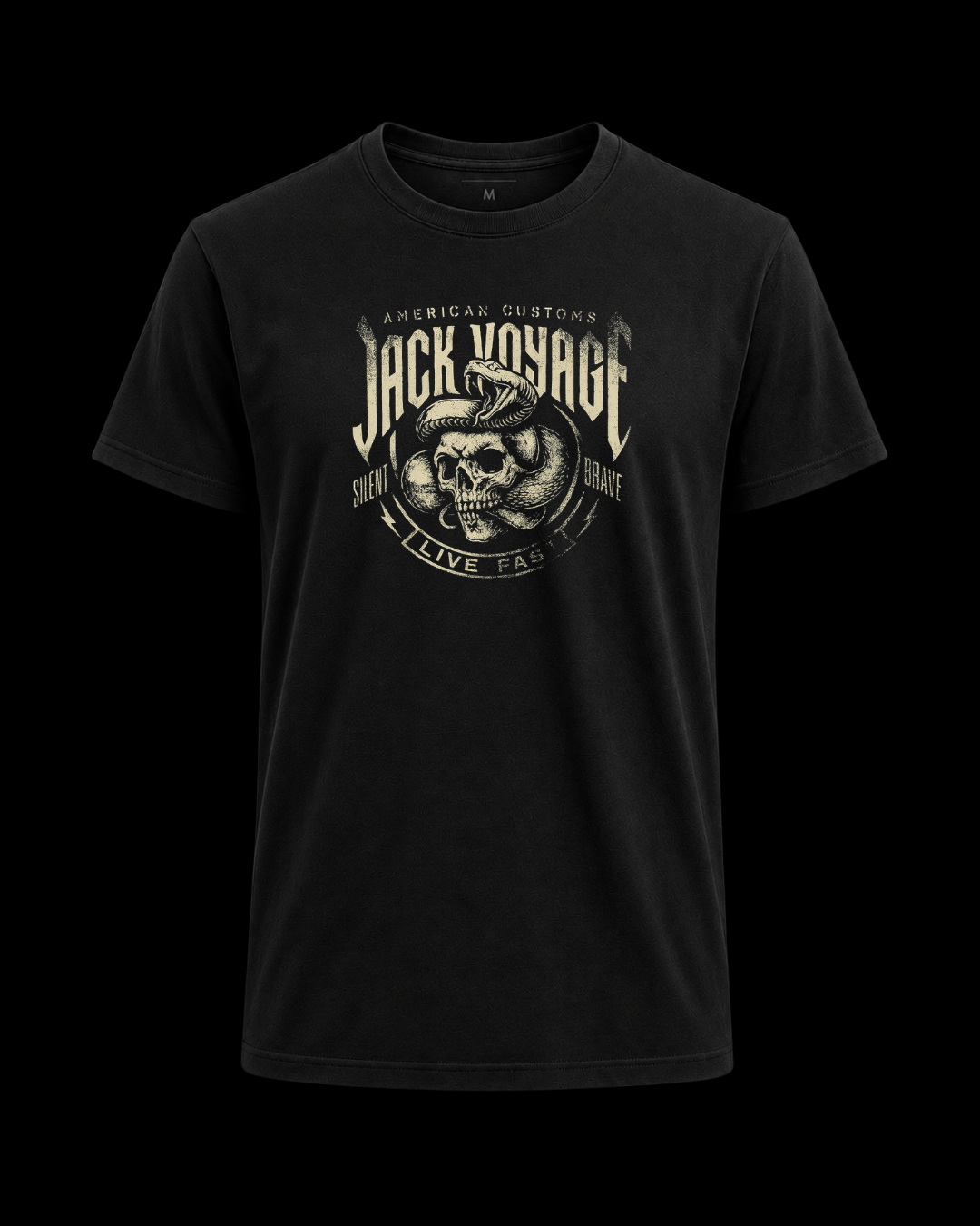 Camiseta algodão peruano Live fast
