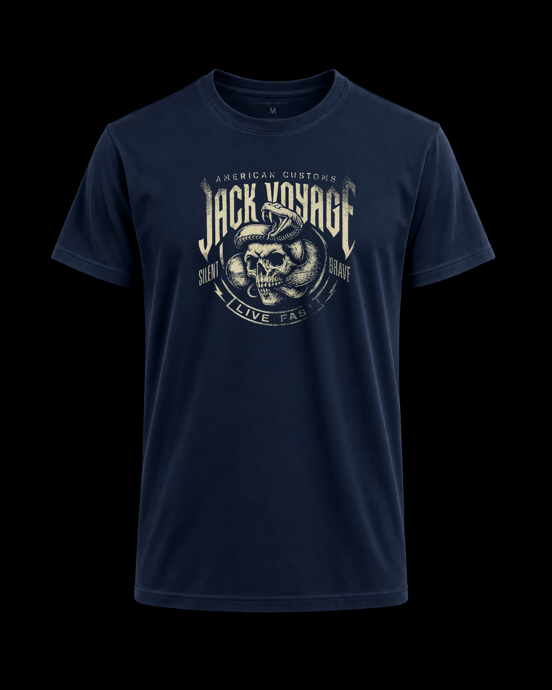 Camiseta algodão peruano Live fast
