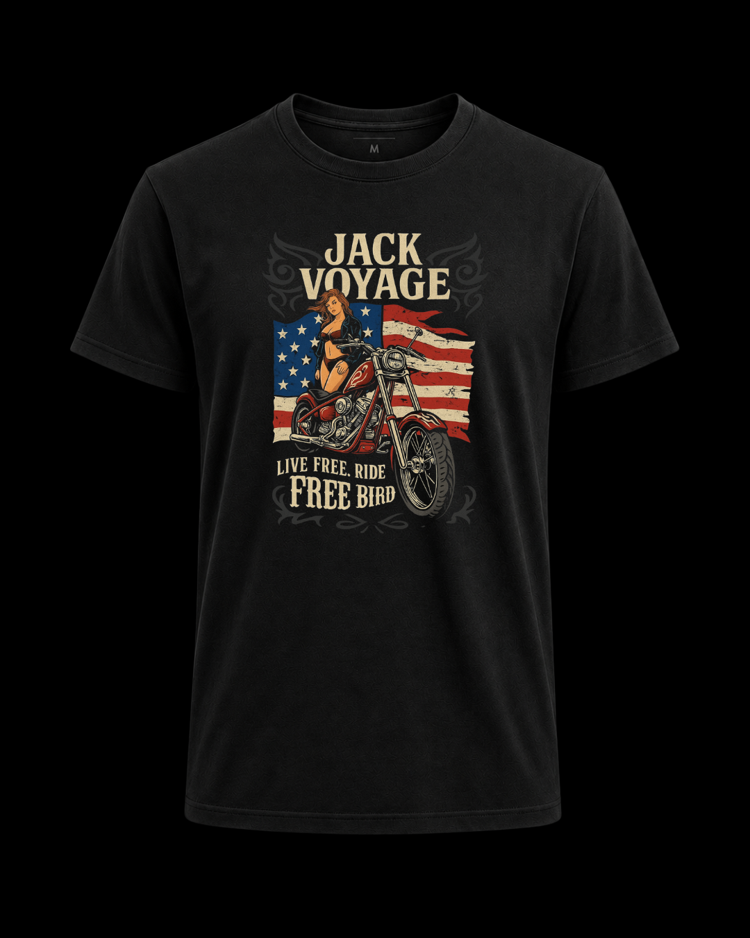 Camiseta algodão peruano Free bird
